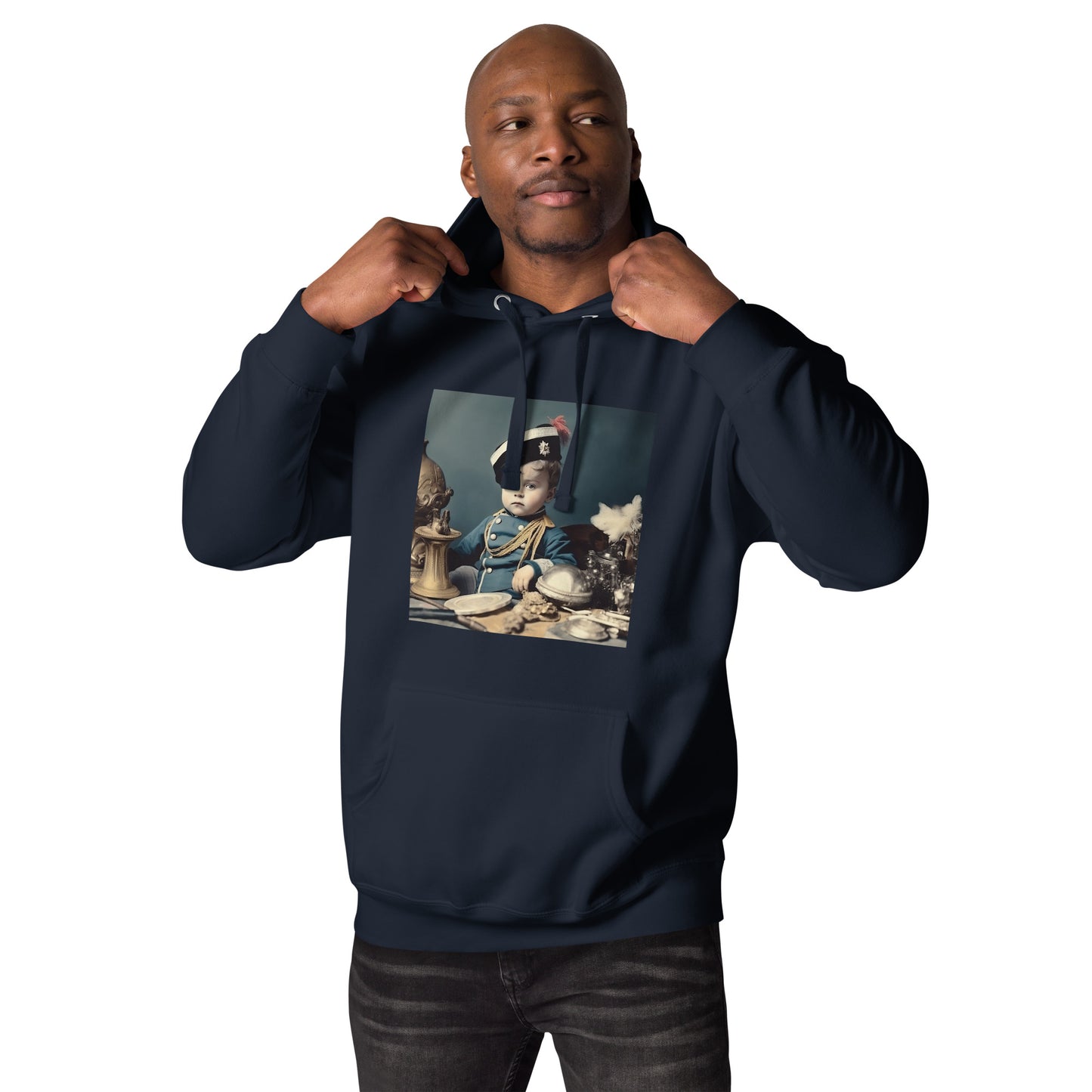 Hoodie Unisex / Ring Spun Cotton / Portrait Napoleon Carlo VIII