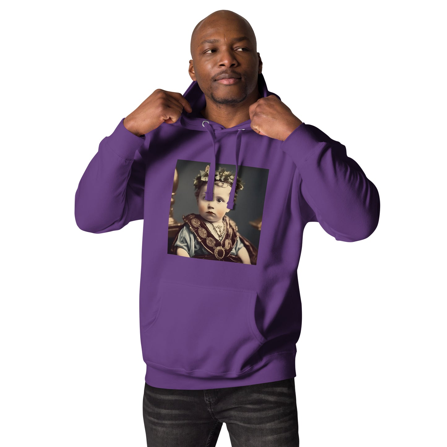 Hoodie Unisex / Ring Spun Cotton / Portrait Gaius Julius I