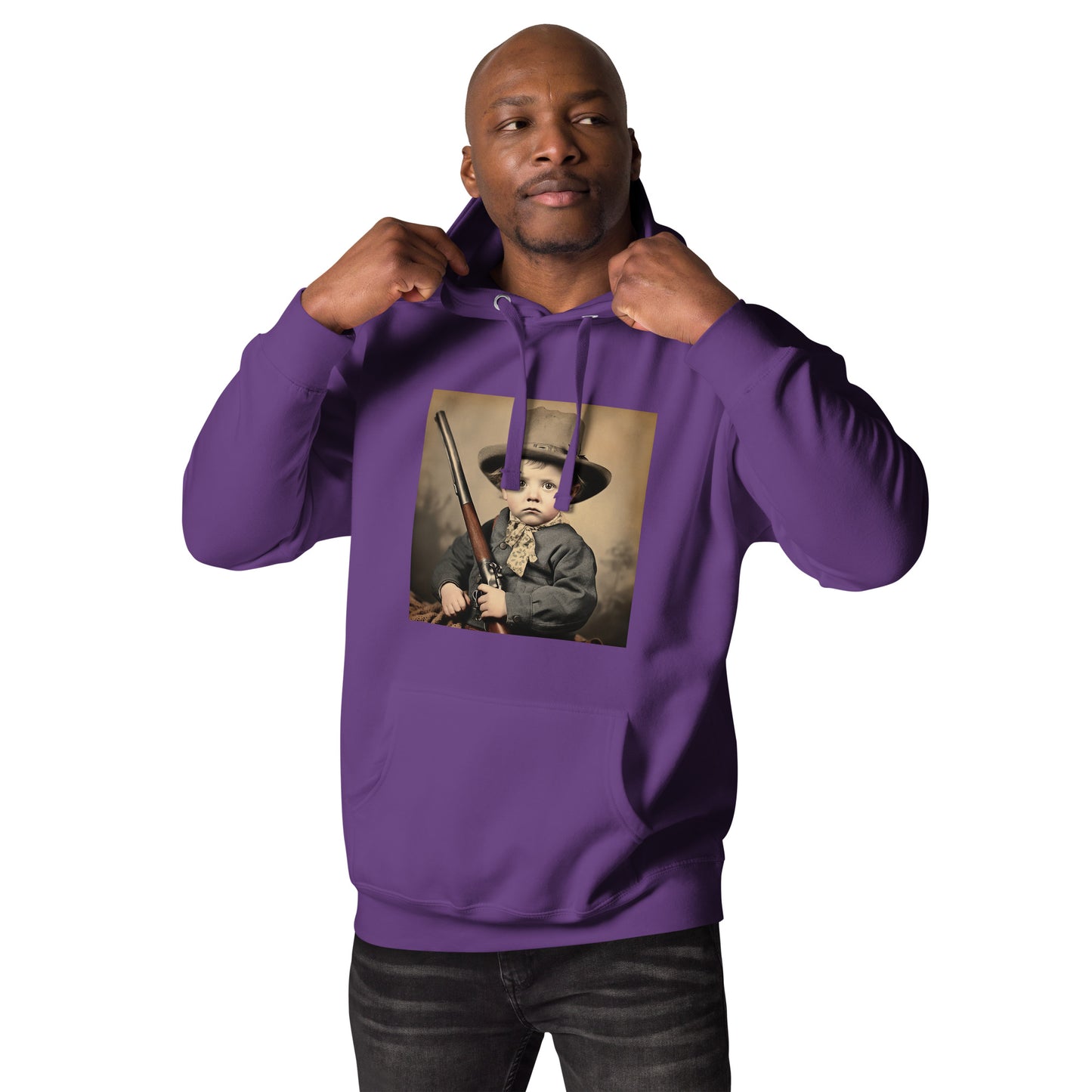 Hoodie Unisex / Ring Spun Cotton / Portrait William 'Billy' Henry III