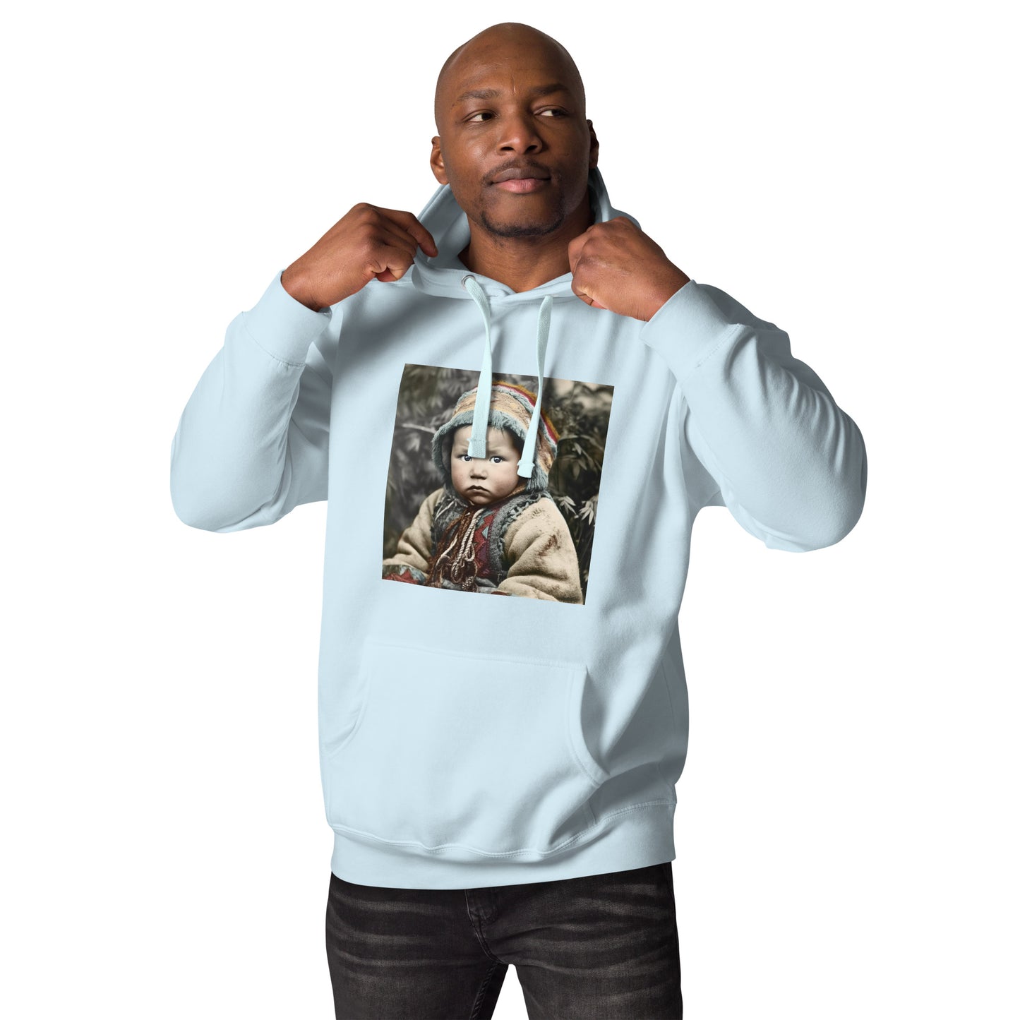 Hoodie Unisex / Ring Spun Cotton / Portrait Koelbjerg Child I