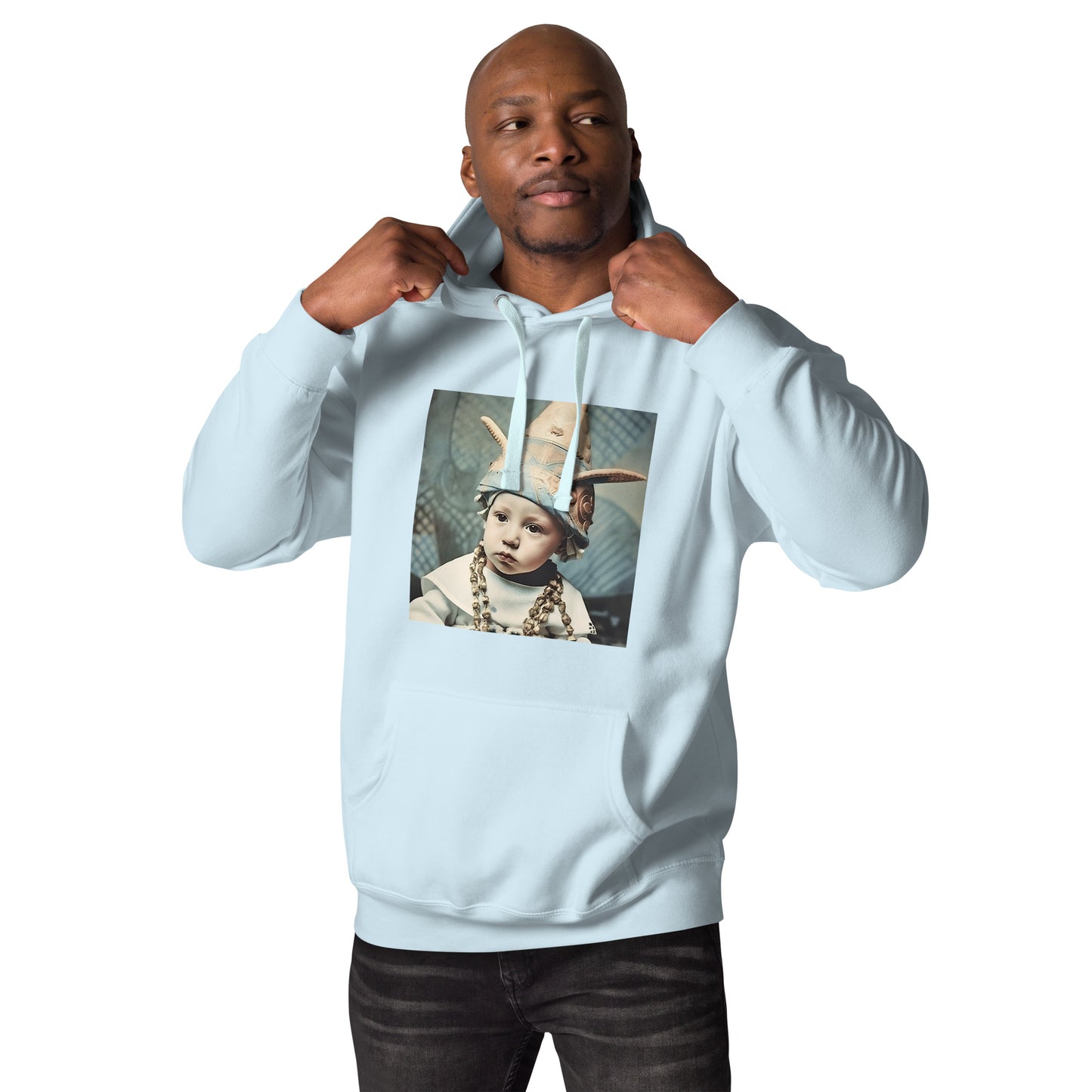 Hoodie Unisex / Ring Spun Cotton / Portrait Akhenaten Amenhotep II