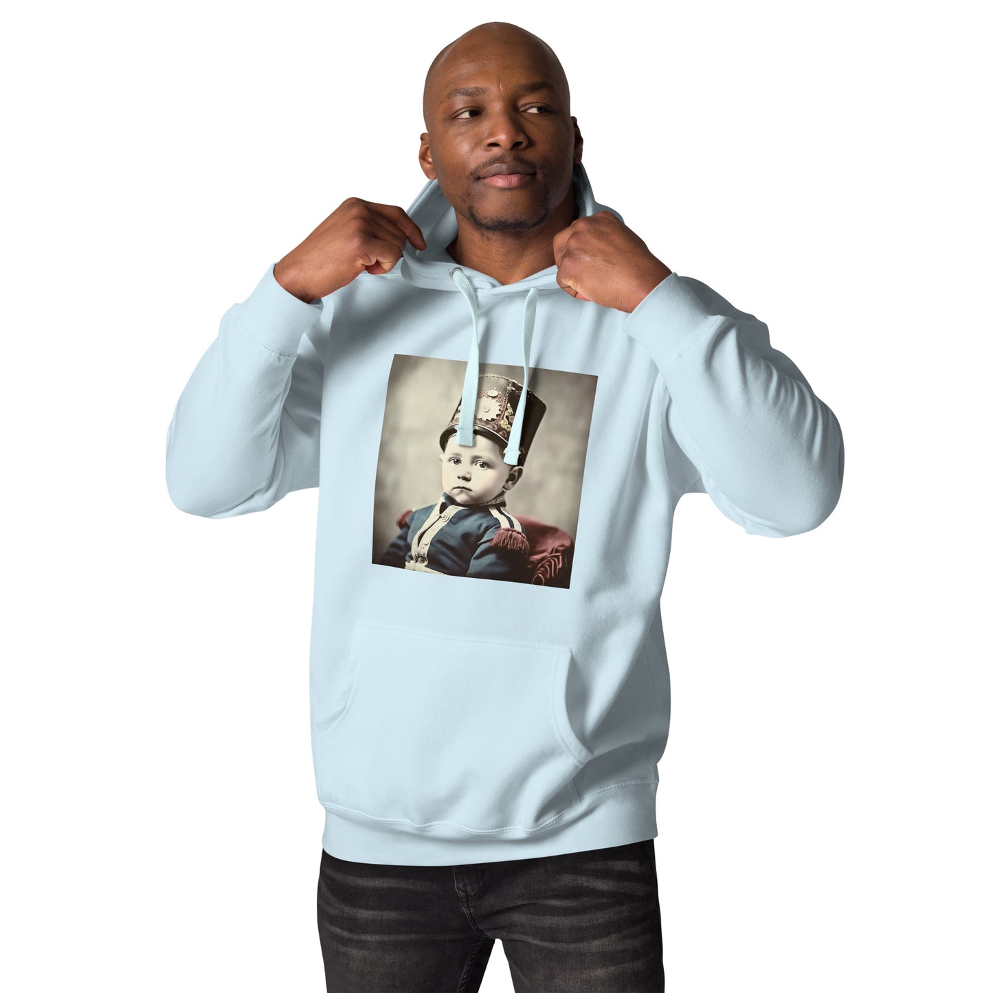 Hoodie Unisex / Ring Spun Cotton / Portrait Napoleon Carlo III