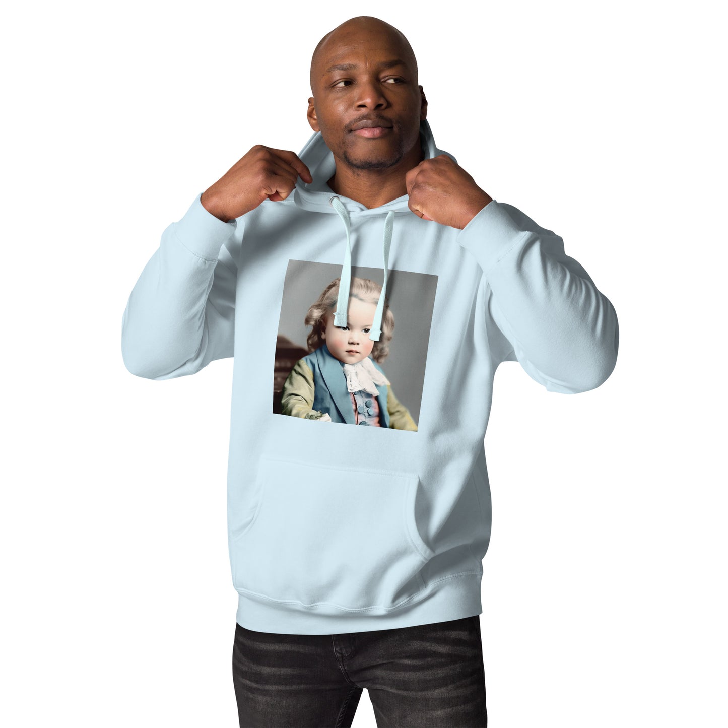 Hoodie Unisex / Ring Spun Cotton / Portrait Johann Sebastian V