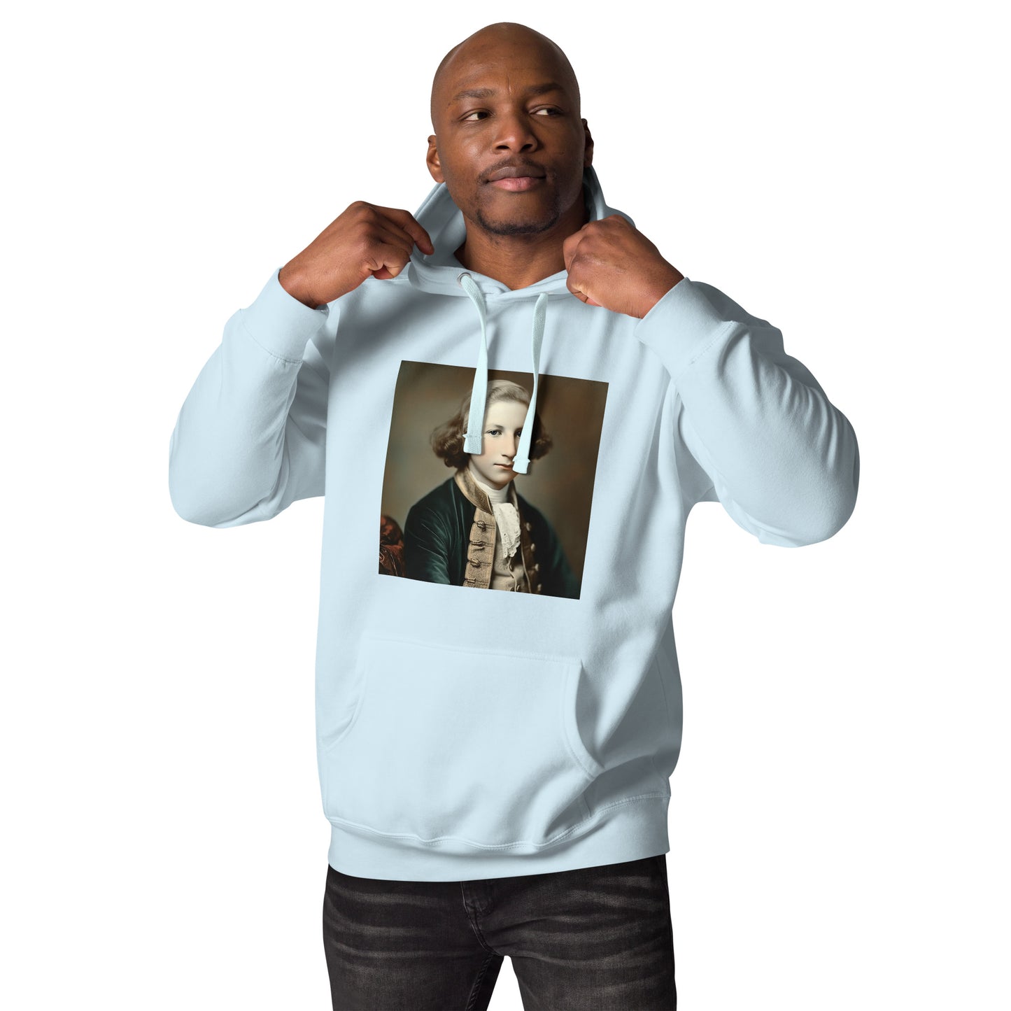 Hoodie Unisex / Ring Spun Cotton / Portrait George Augustine I