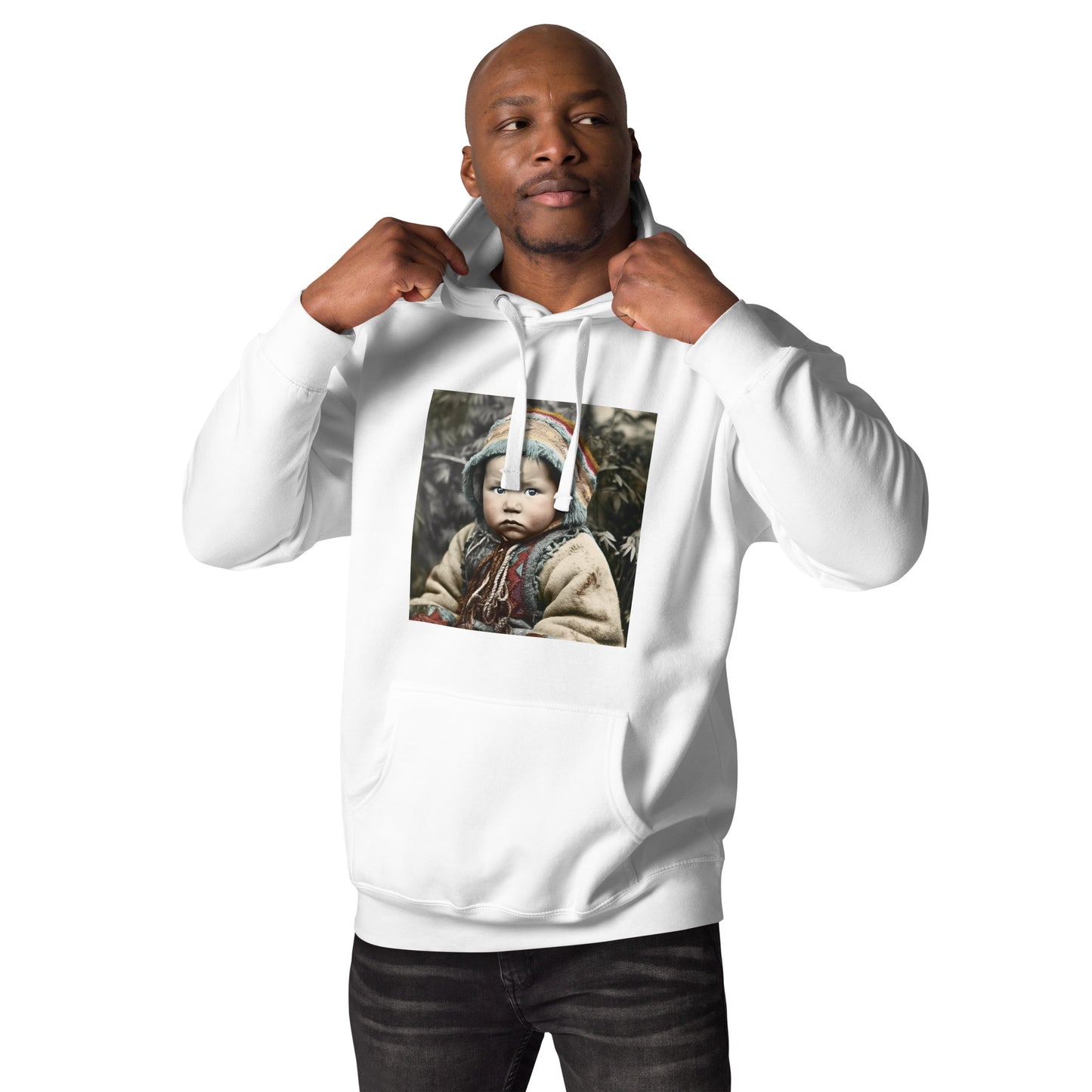 Hoodie Unisex / Ring Spun Cotton / Portrait Koelbjerg Child I