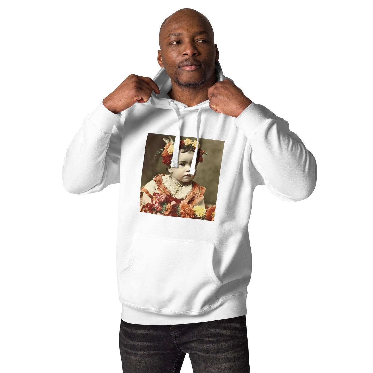 Hoodie Unisex / Ring Spun Cotton / Portrait Magdalena Frida I