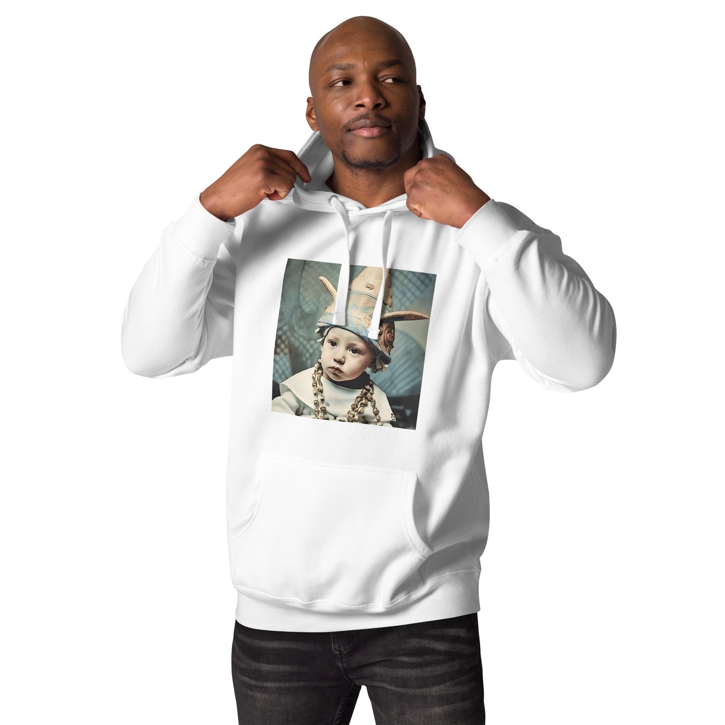 Hoodie Unisex / Ring Spun Cotton / Portrait Akhenaten Amenhotep II