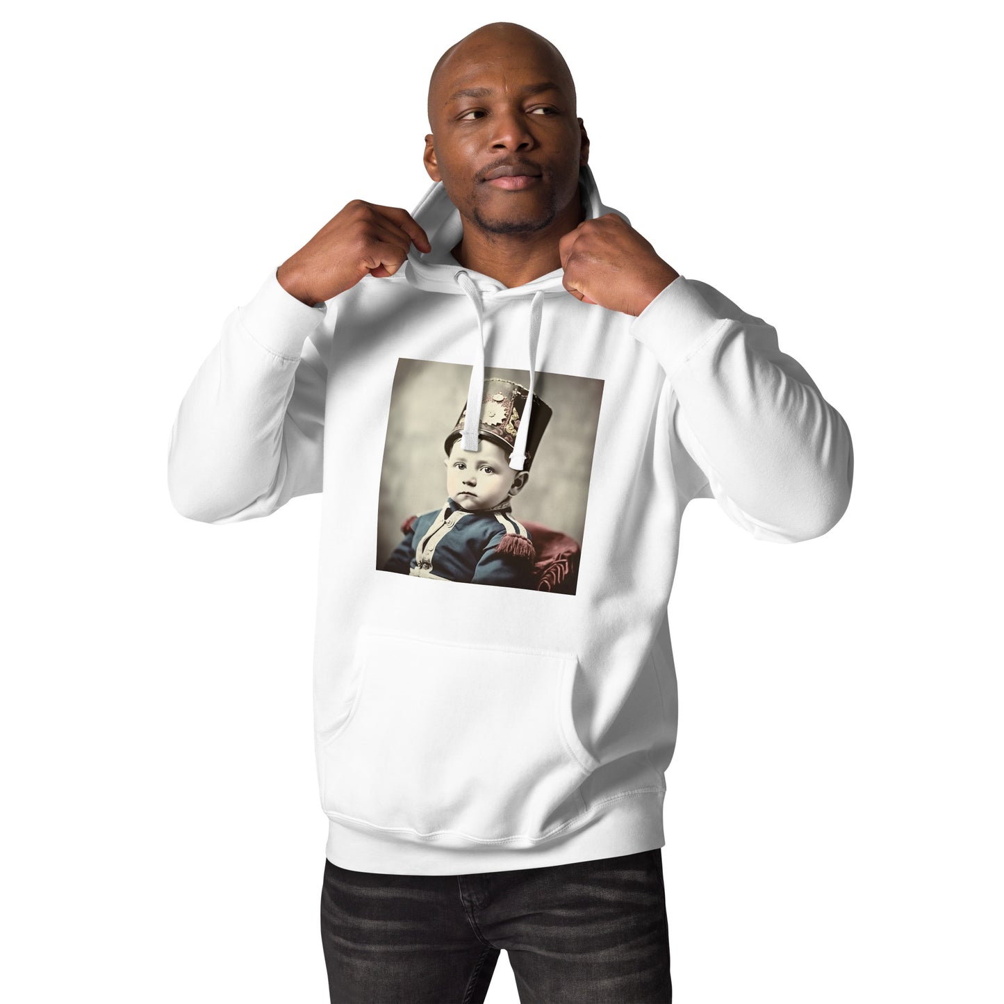 Hoodie Unisex / Ring Spun Cotton / Portrait Napoleon Carlo III