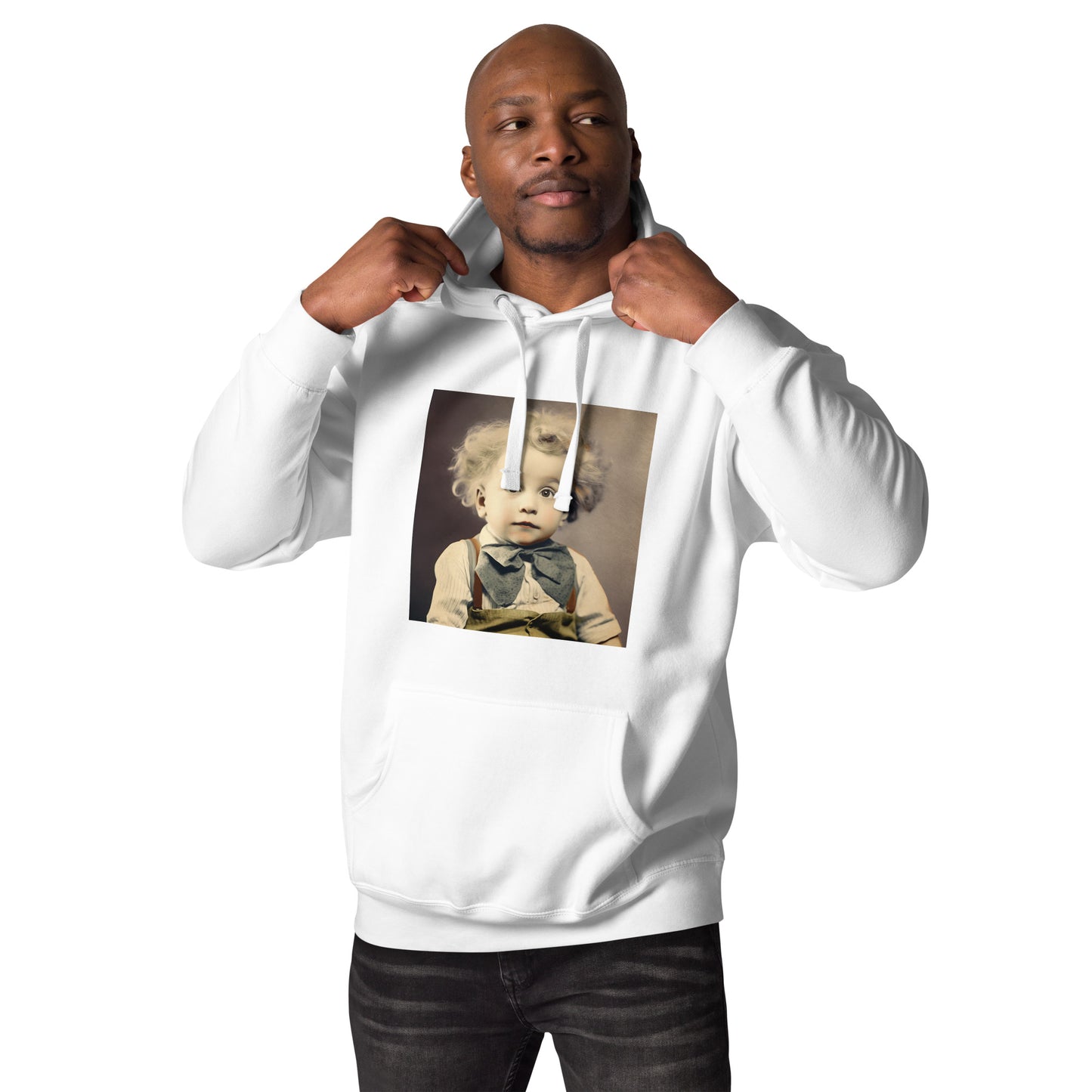 Hoodie Unisex / Ring Spun Cotton / Portrait Albert Hermann II