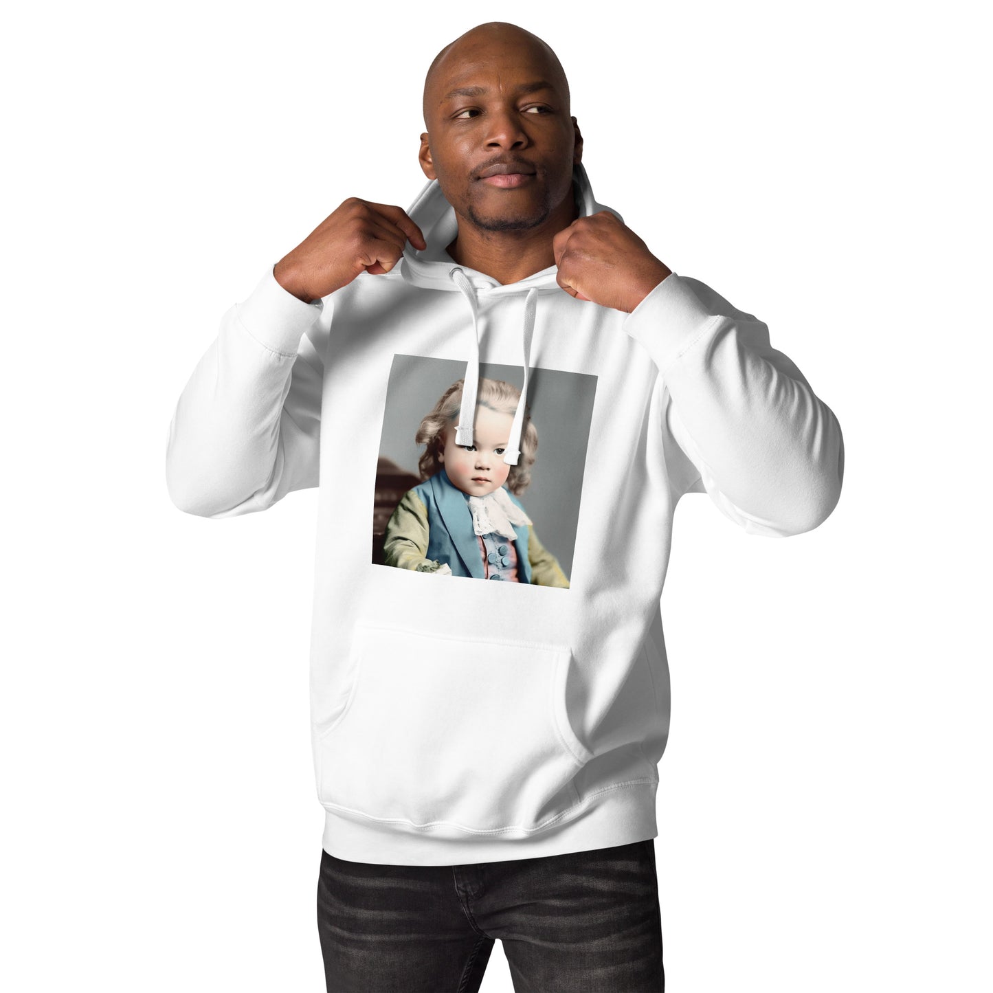 Hoodie Unisex / Ring Spun Cotton / Portrait Johann Sebastian V