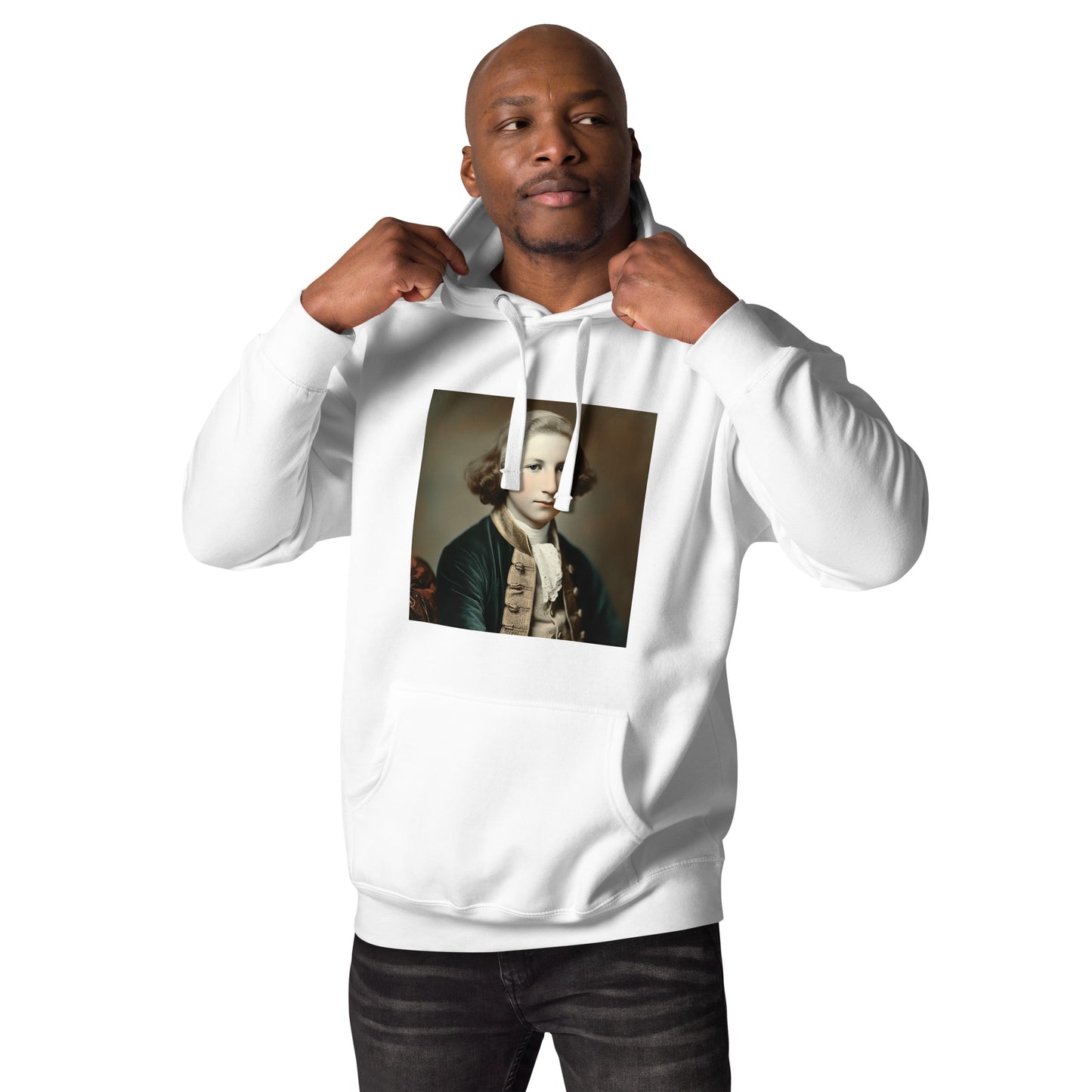 Hoodie Unisex / Ring Spun Cotton / Portrait George Augustine I