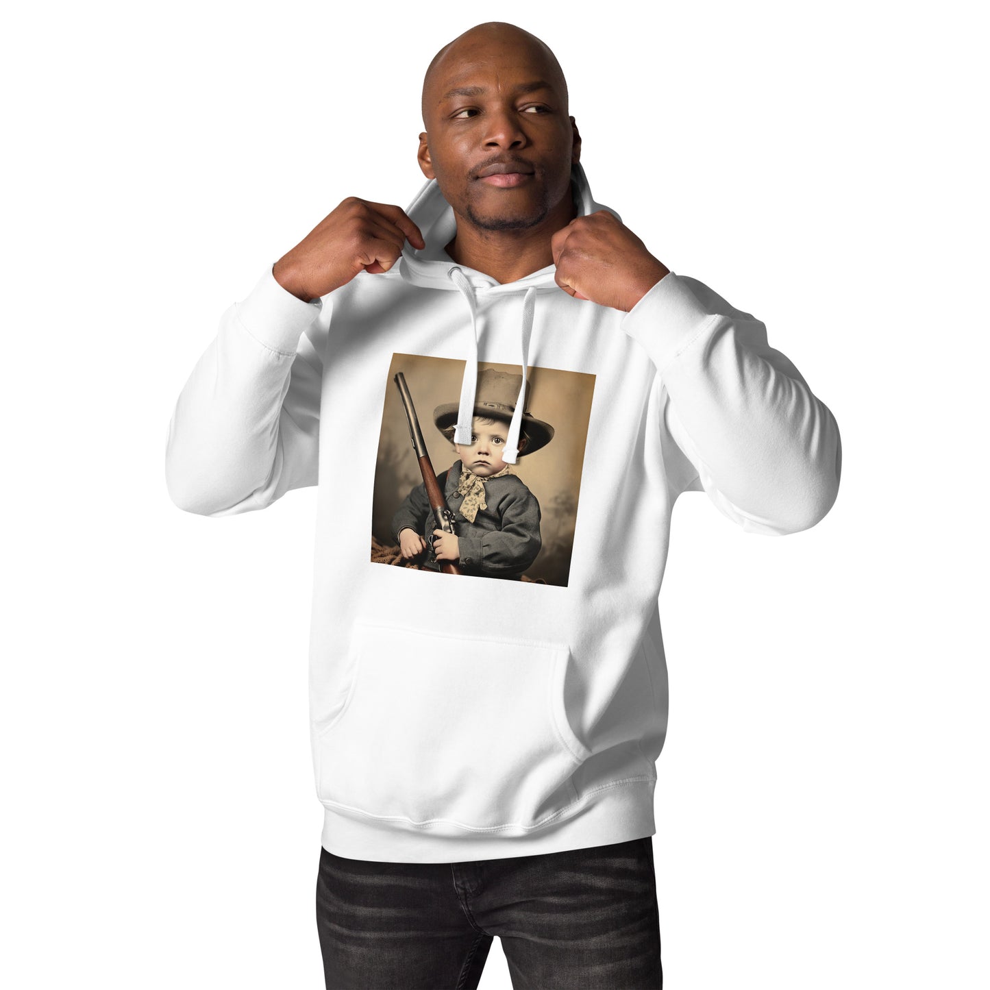 Hoodie Unisex / Ring Spun Cotton / Portrait William 'Billy' Henry III