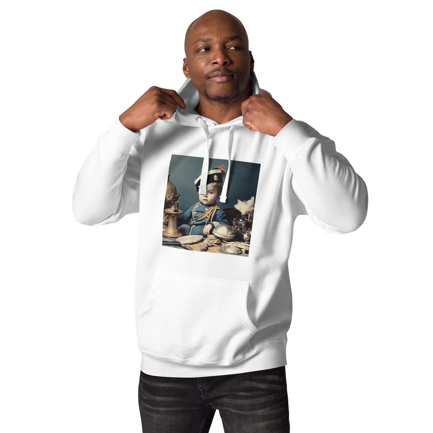 Hoodie Unisex / Ring Spun Cotton / Portrait Napoleon Carlo VIII