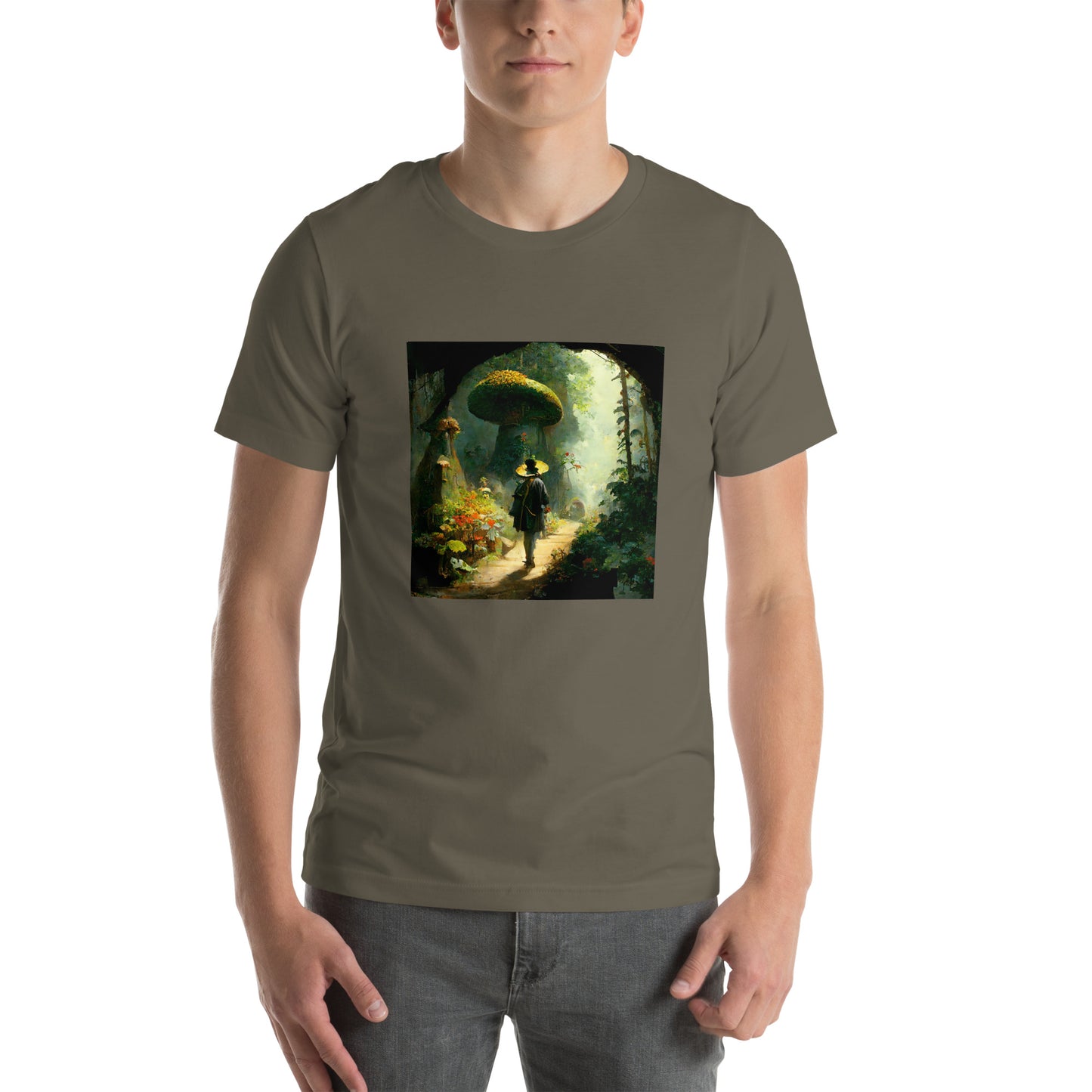 T-Shirt Unisex / Airlume Cotton / Fairytale Forest #2