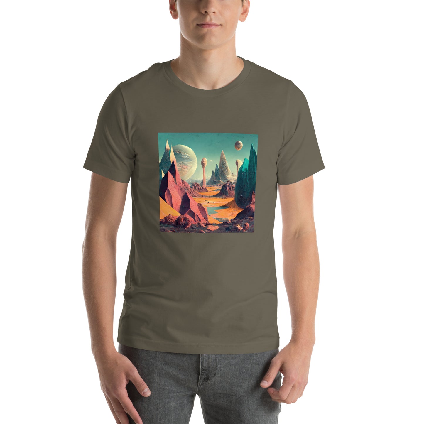 T-Shirt Unisex / Airlume Cotton / Exoplanet #3