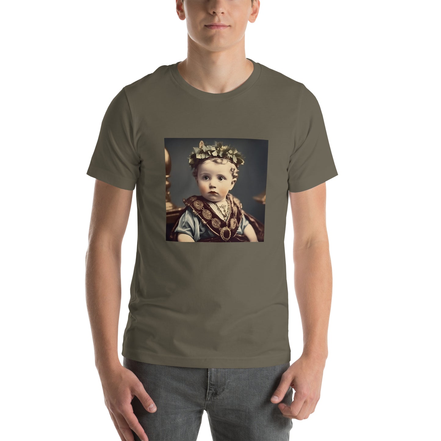 T-Shirt Unisex / Airlume Cotton / Portrait Gaius Julius I