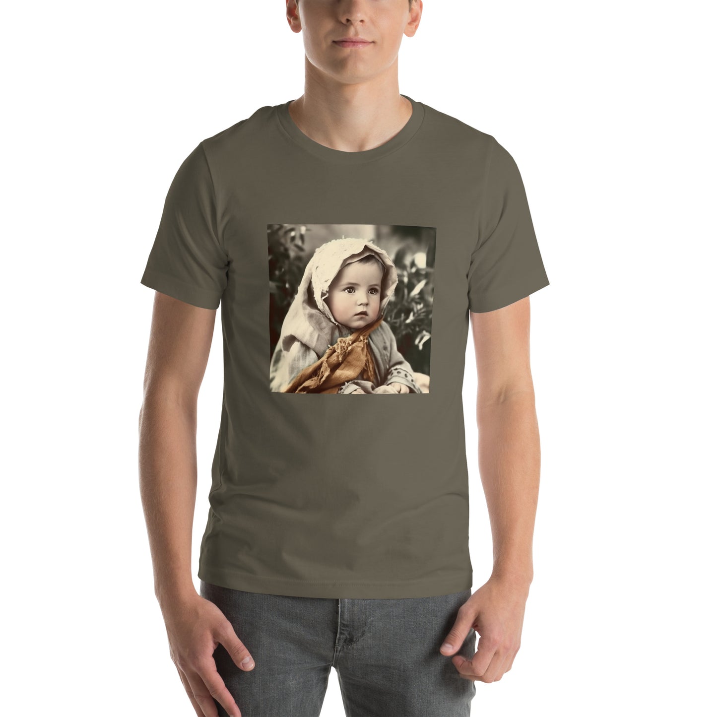 T-Shirt Unisex / Airlume Cotton / Portrait Jesus Nazareth I