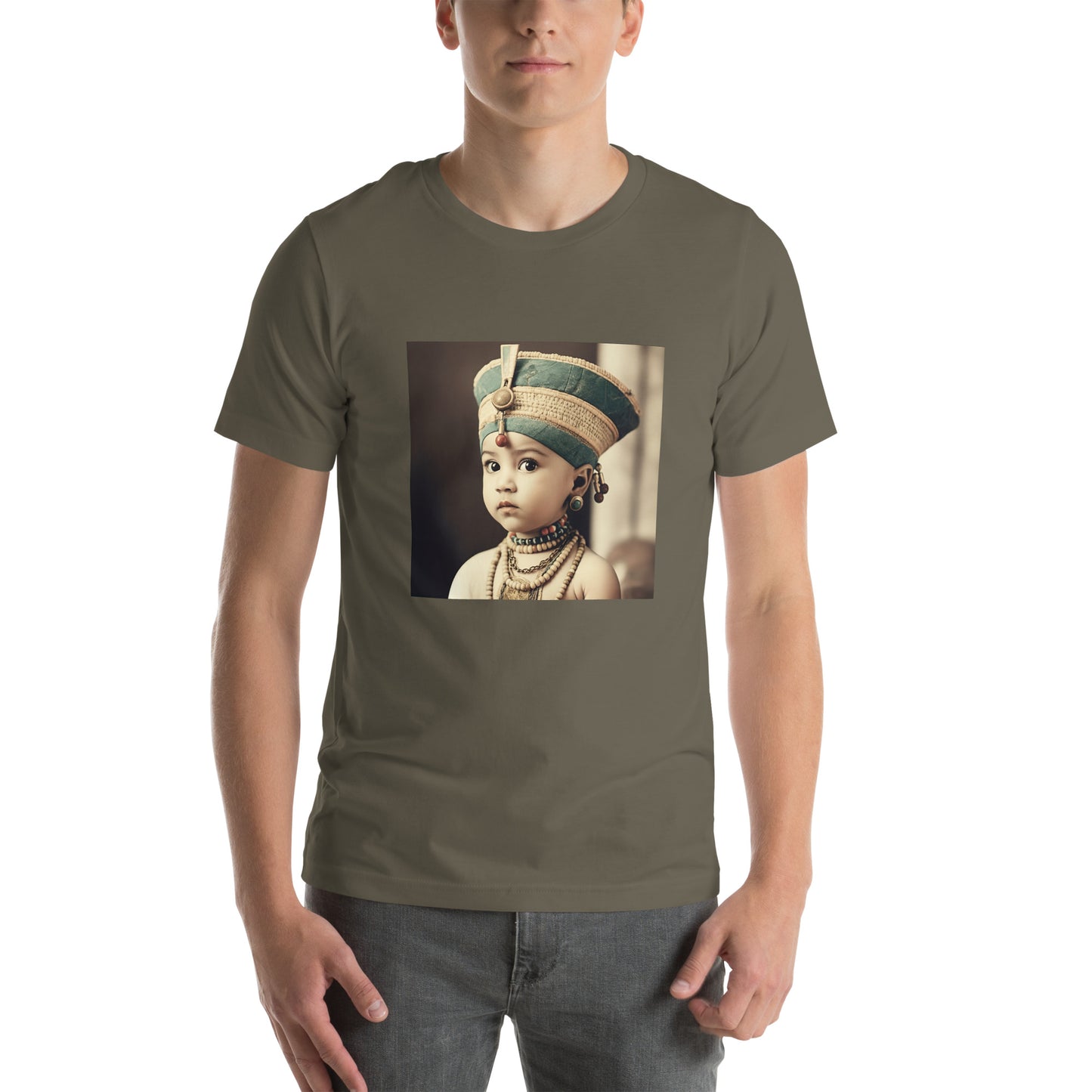 T-Shirt Unisex / Airlume Cotton / Portrait Nefertiti Neferneferuaten I