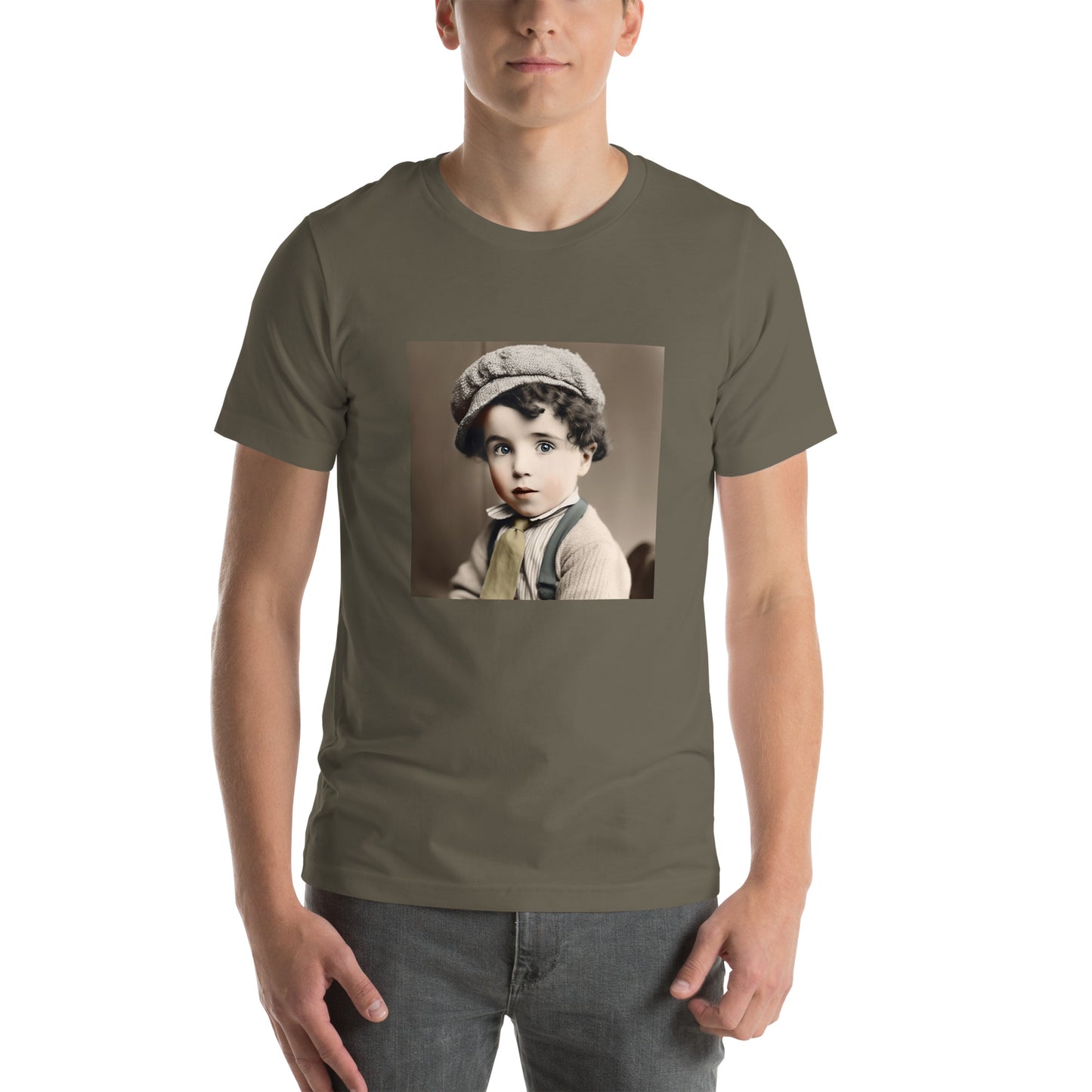 T-Shirt Unisex / Airlume Cotton / Portrait Charles 'Charlie' Spencer III