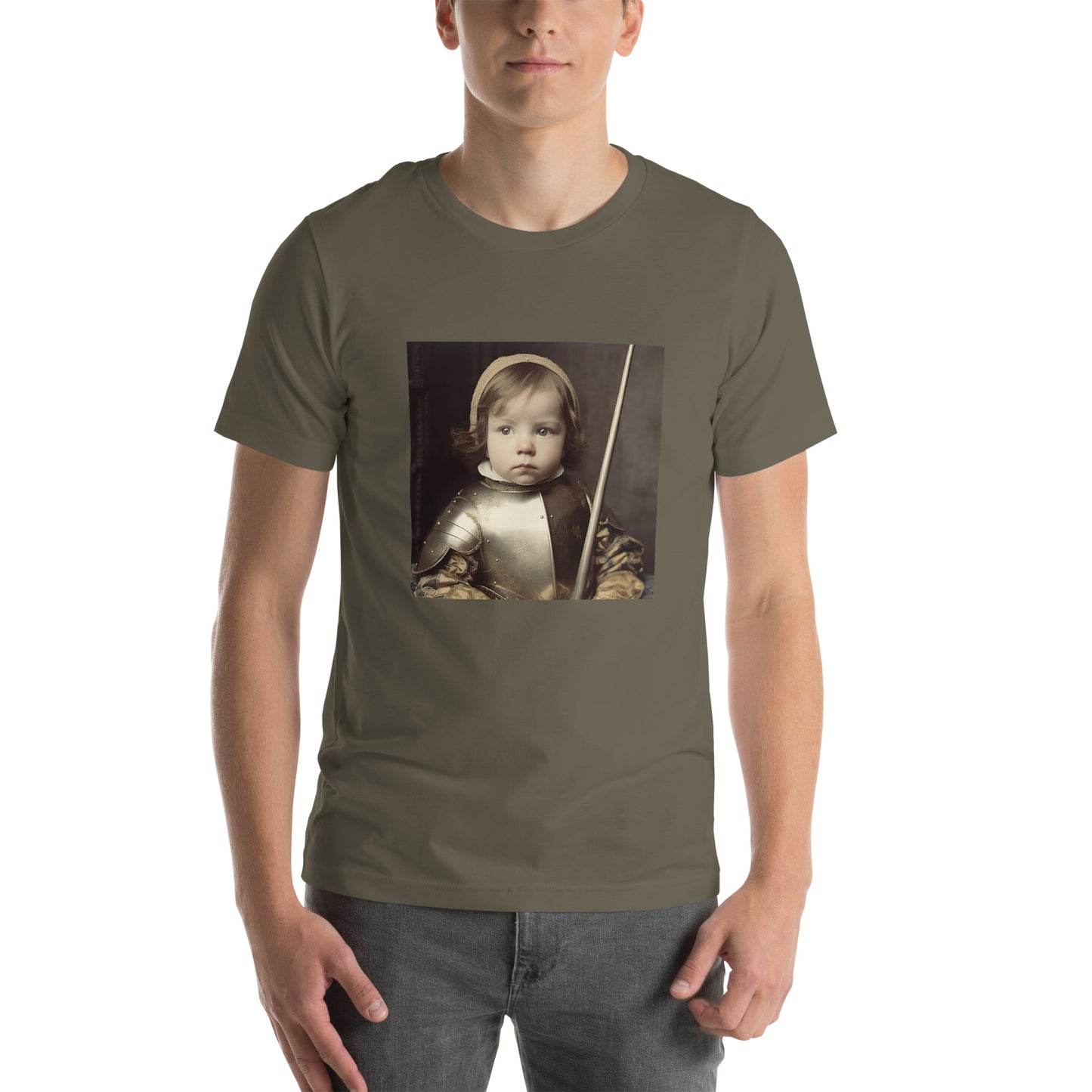 T-Shirt Unisex / Airlume Cotton / Portrait Jeanne 'Joan' Arc II