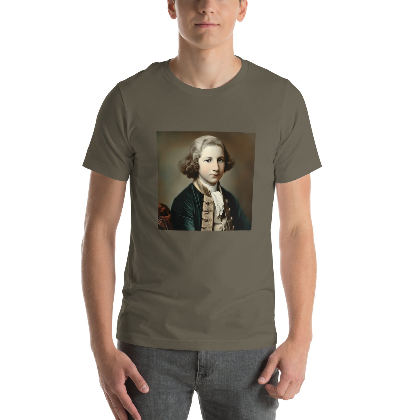 T-Shirt Unisex / Airlume Cotton / Portrait George Augustine I