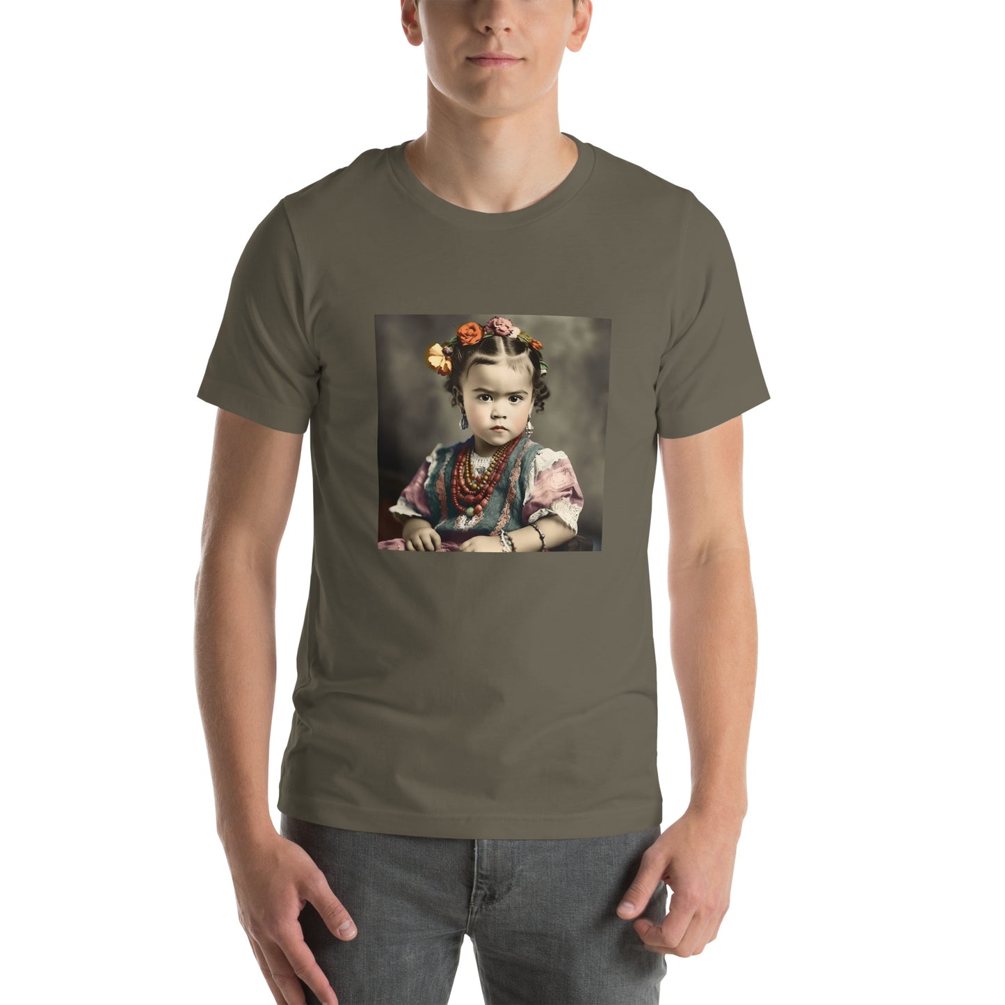 T-Shirt Unisex / Airlume Cotton / Portrait Magdalena Frida VIII