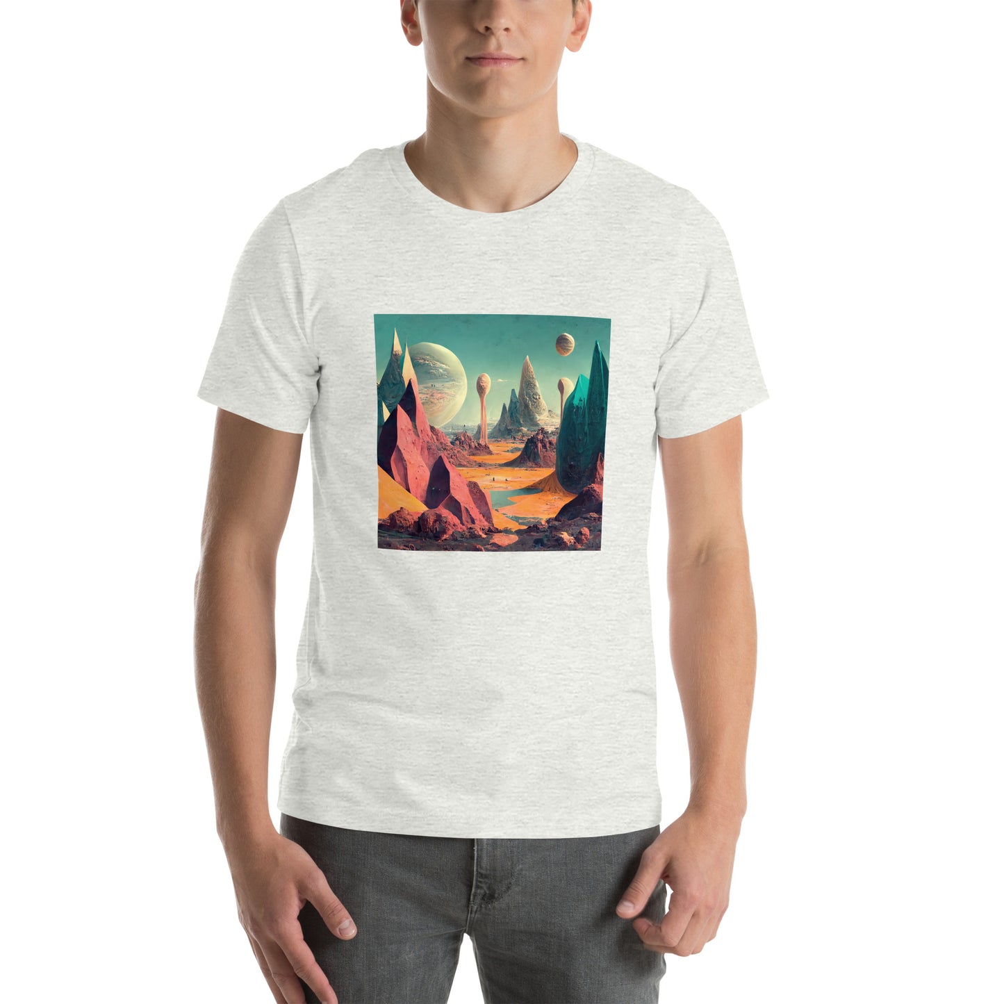 T-Shirt Unisex / Airlume Cotton / Exoplanet #3