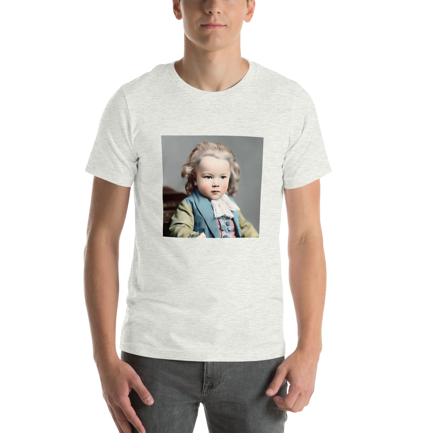 T-Shirt Unisex / Airlume Cotton / Portrait Johann Sebastian V