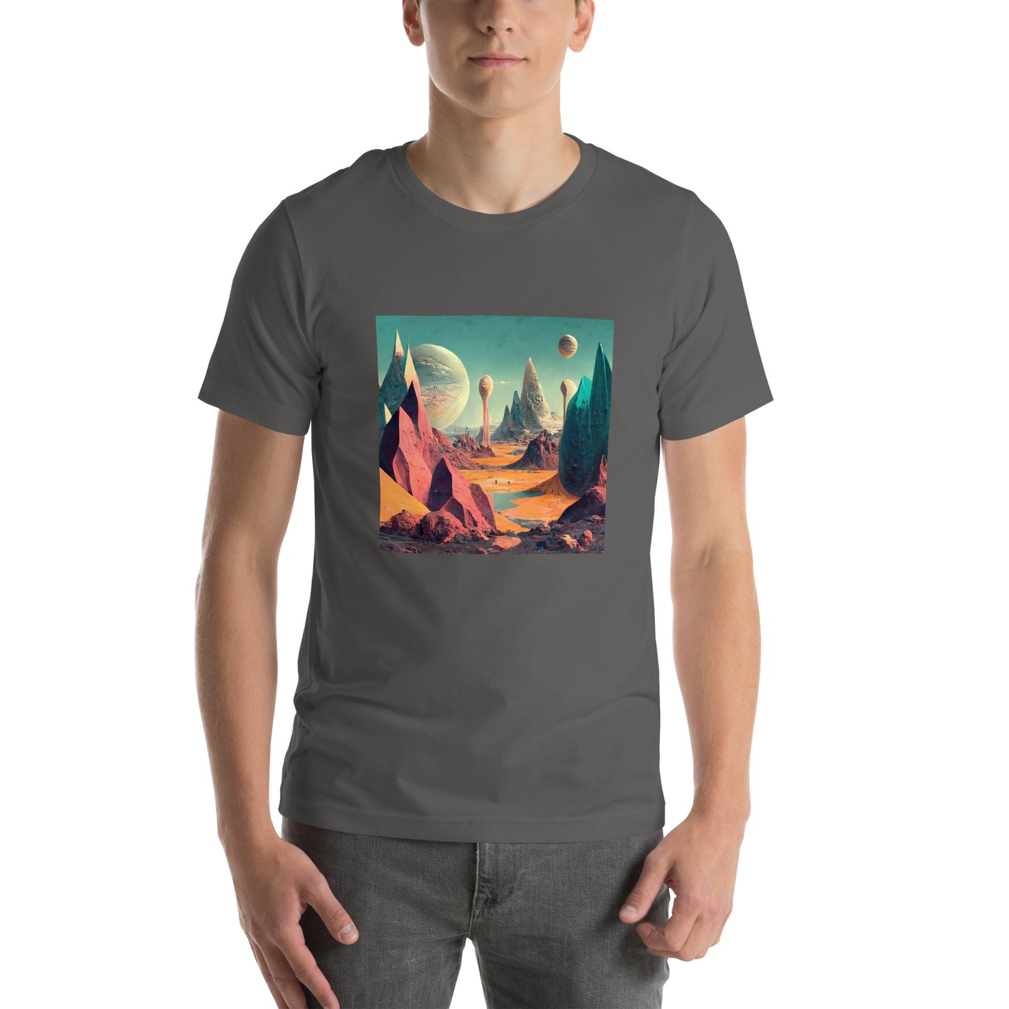 T-Shirt Unisex / Airlume Cotton / Exoplanet #3