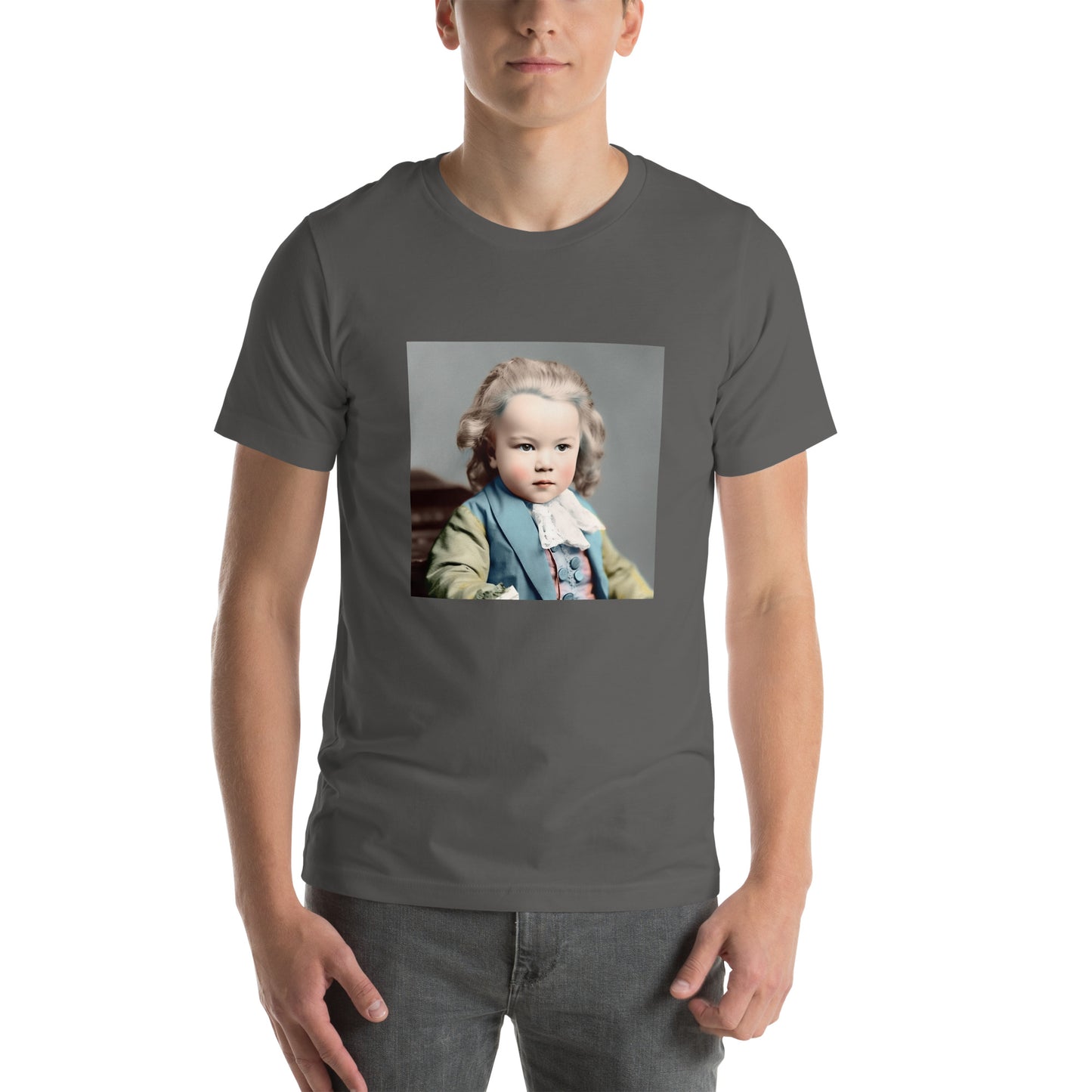 T-Shirt Unisex / Airlume Cotton / Portrait Johann Sebastian V