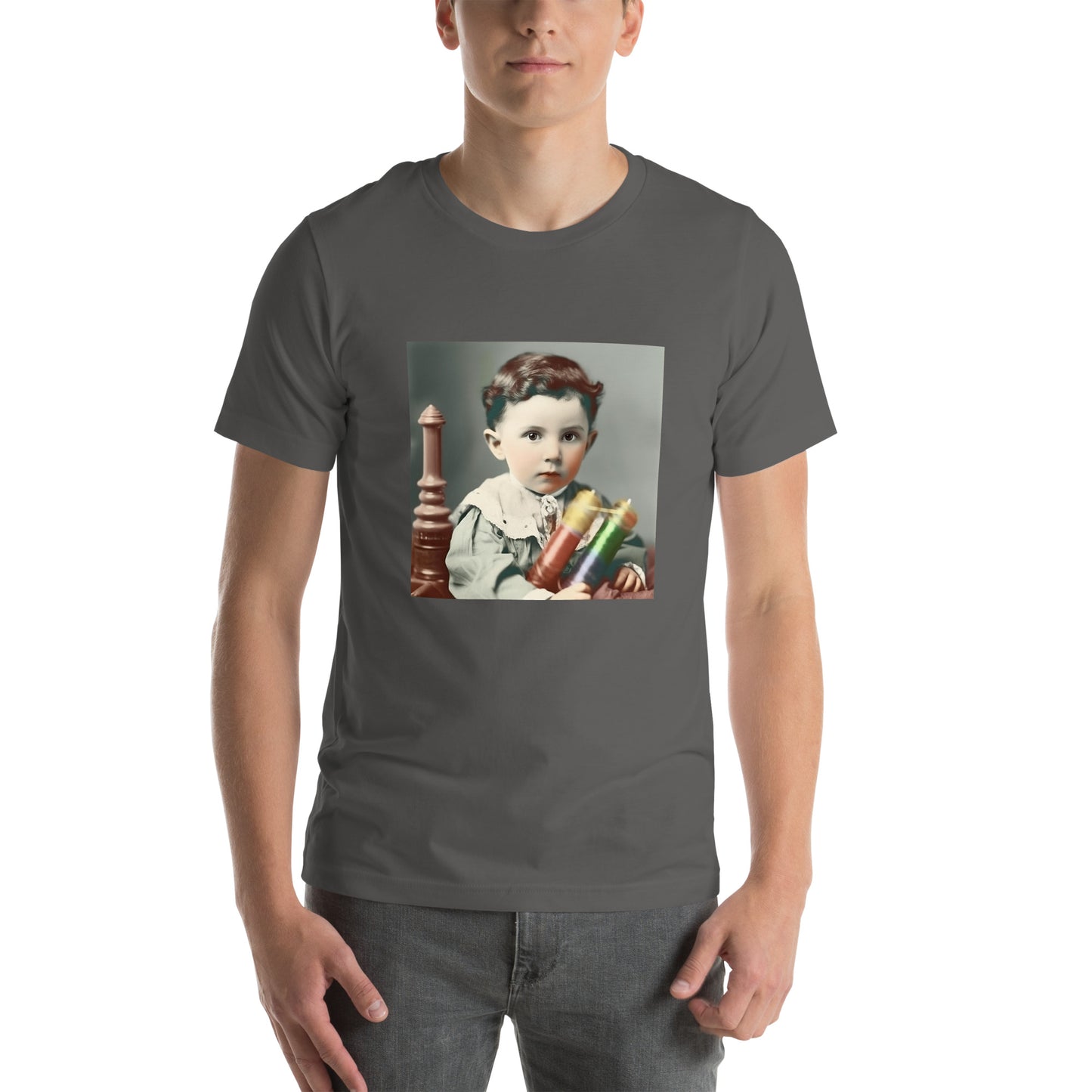 T-Shirt Unisex / Airlume Cotton / Portrait Nikola Milutin I