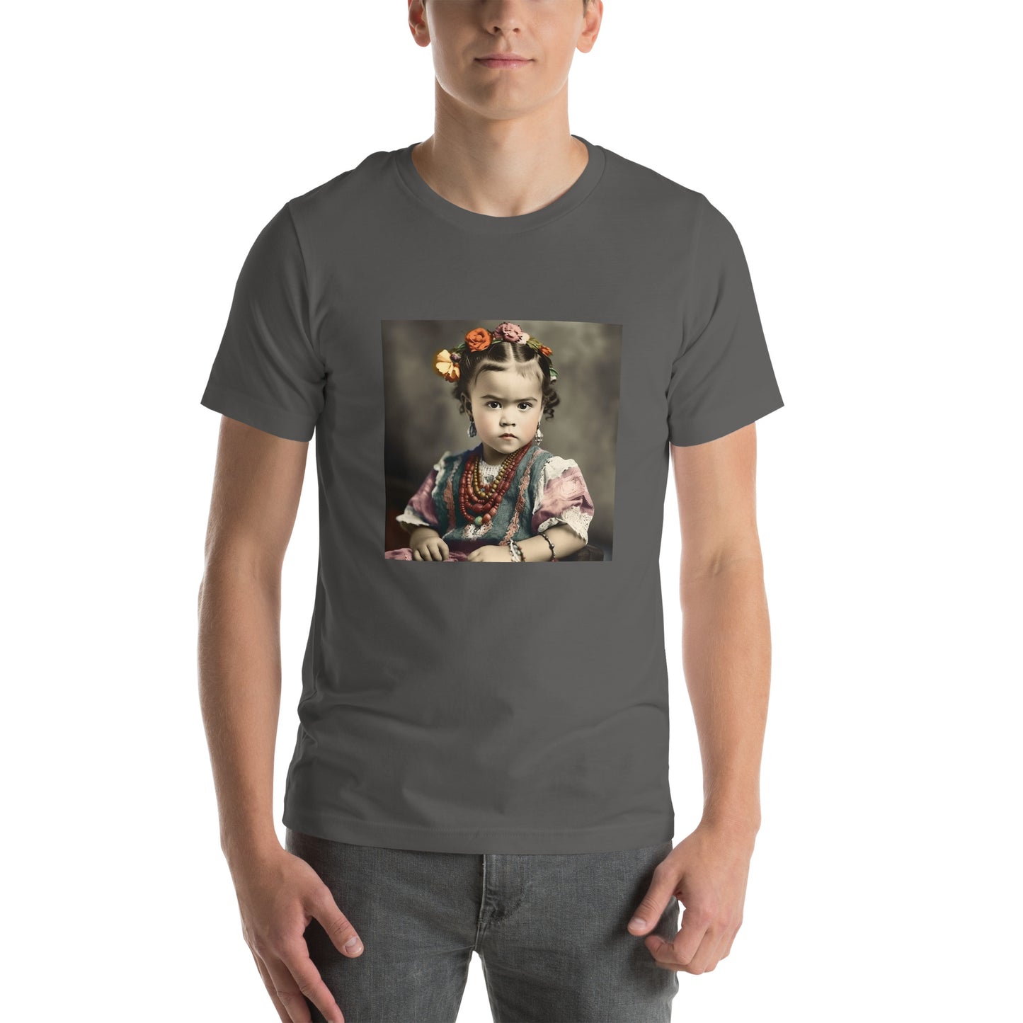 T-Shirt Unisex / Airlume Cotton / Portrait Magdalena Frida VIII