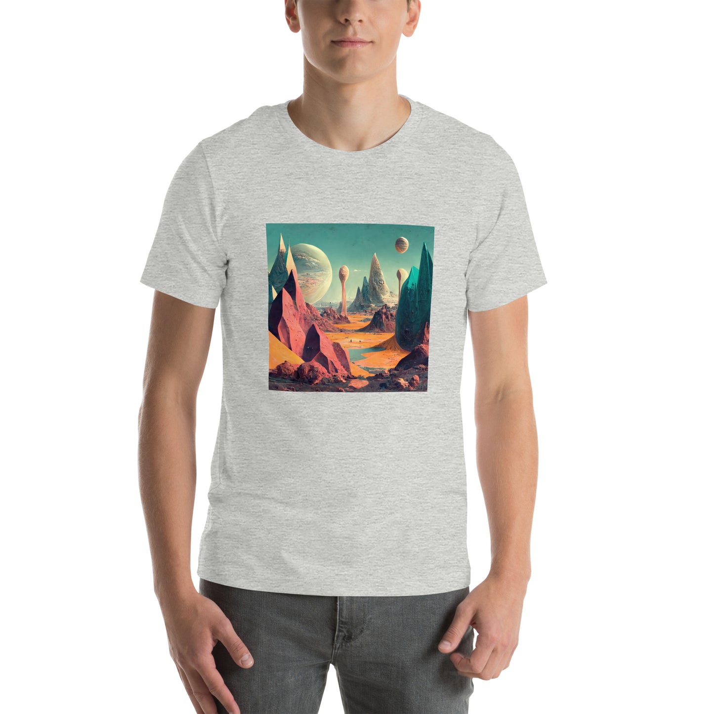 T-Shirt Unisex / Airlume Cotton / Exoplanet #3