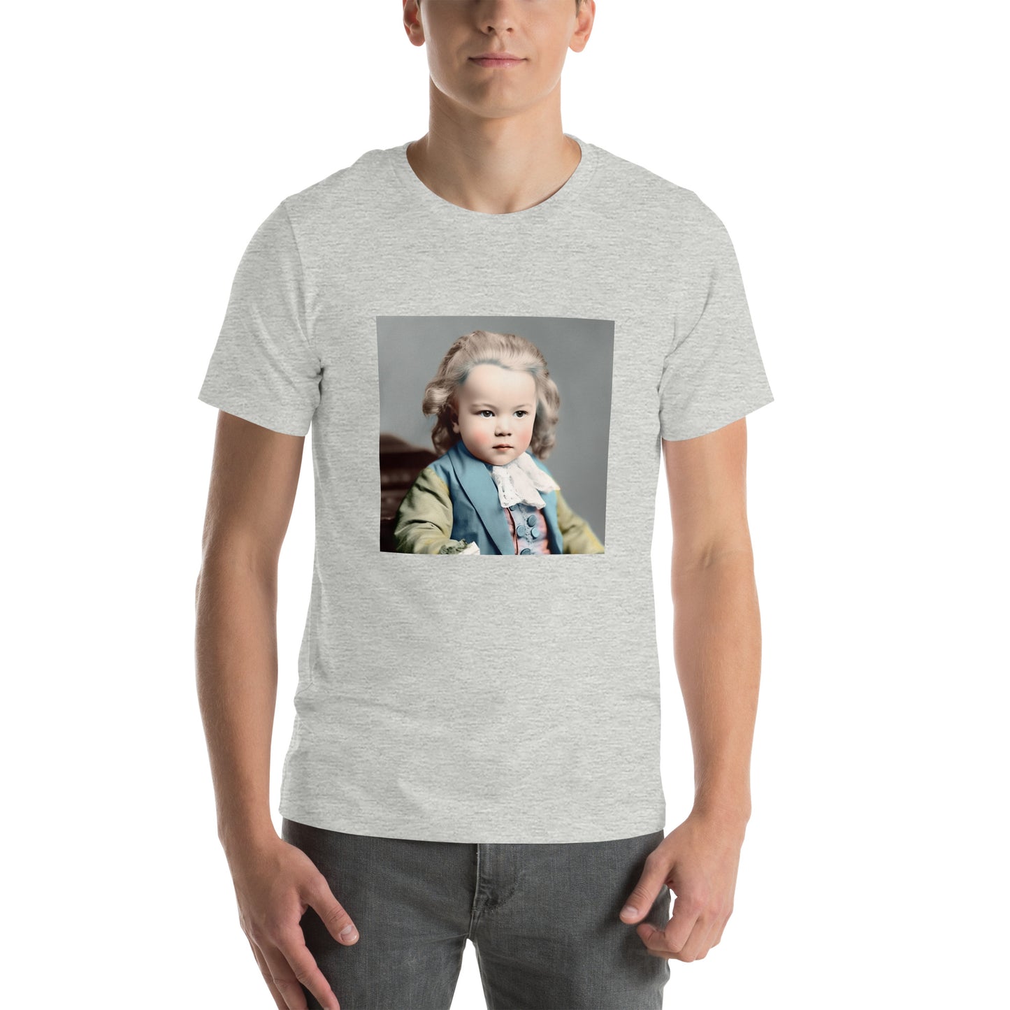 T-Shirt Unisex / Airlume Cotton / Portrait Johann Sebastian V