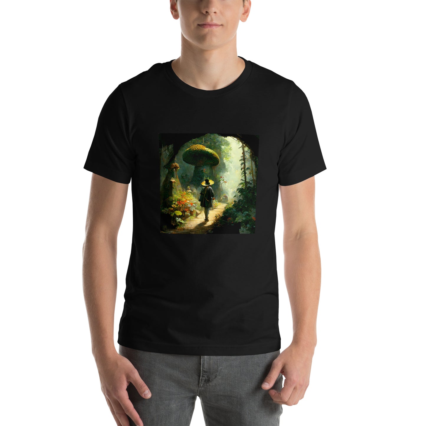 T-Shirt Unisex / Airlume Cotton / Fairytale Forest #2