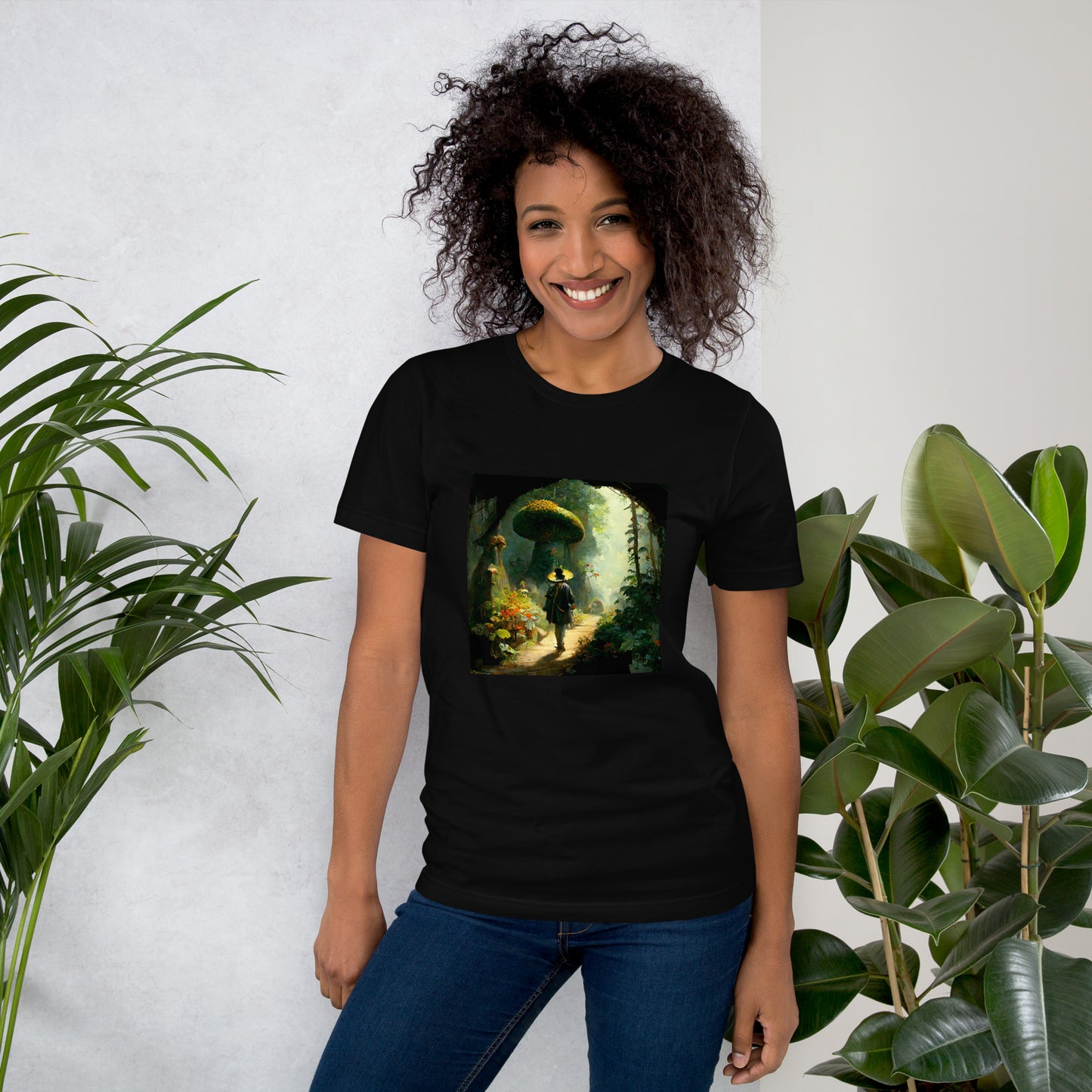 T-Shirt Unisex / Airlume Cotton / Fairytale Forest #2