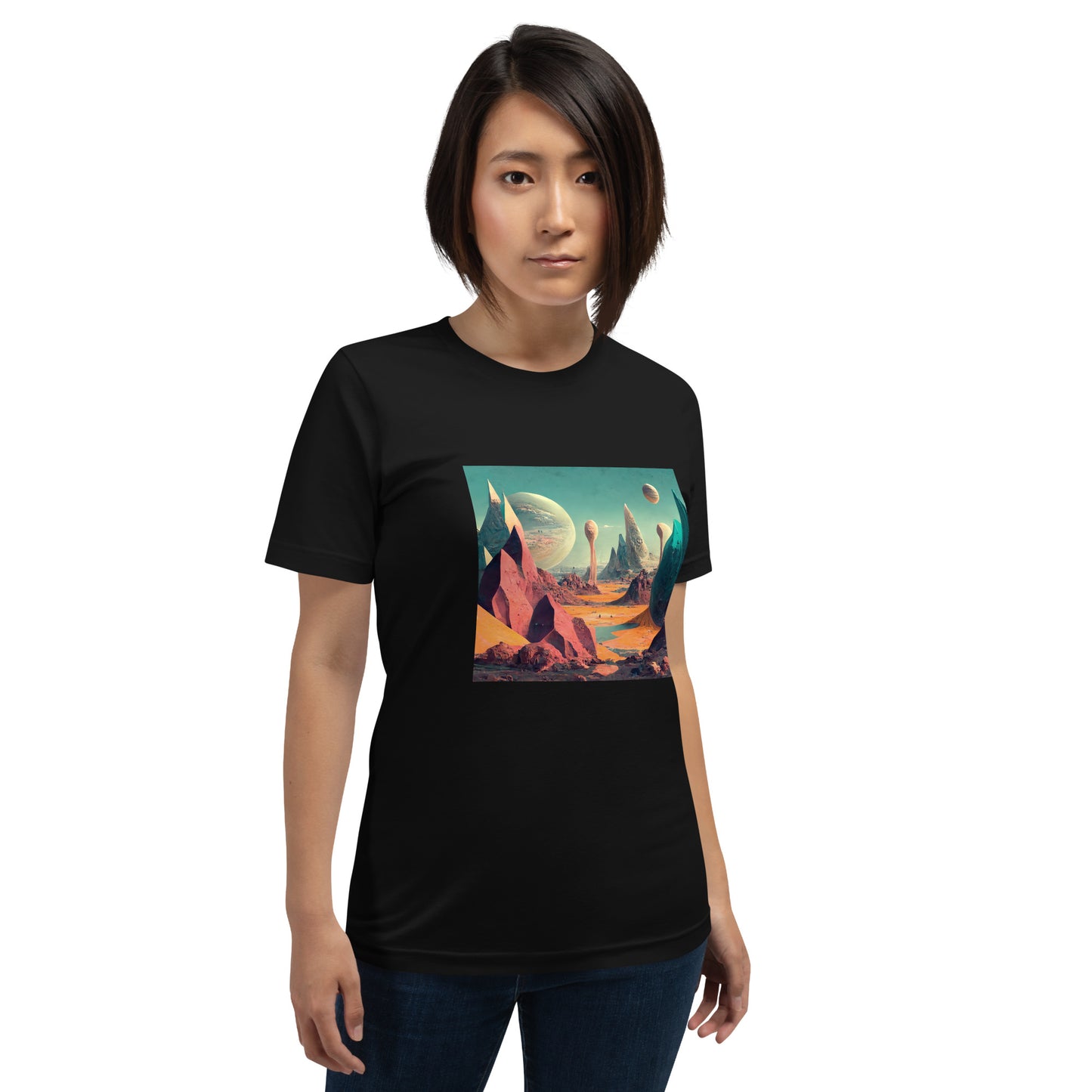 T-Shirt Unisex / Airlume Cotton / Exoplanet #3