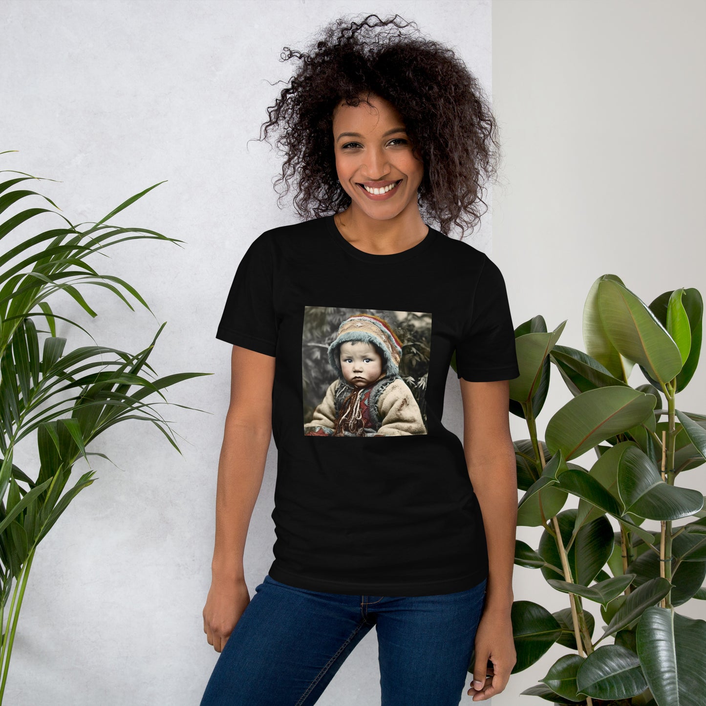 T-Shirt Unisex / Airlume Cotton / Portrait Koelbjerg Child I