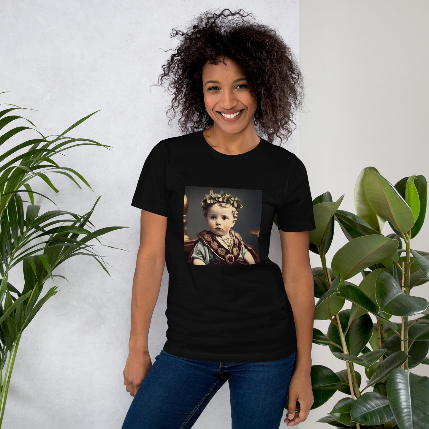 T-Shirt Unisex / Airlume Cotton / Portrait Gaius Julius I