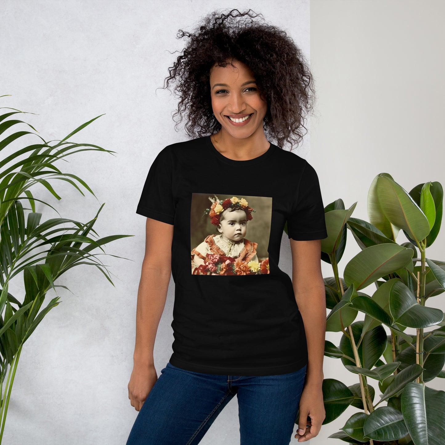 T-Shirt Unisex / Airlume Cotton / Portrait Magdalena Frida I