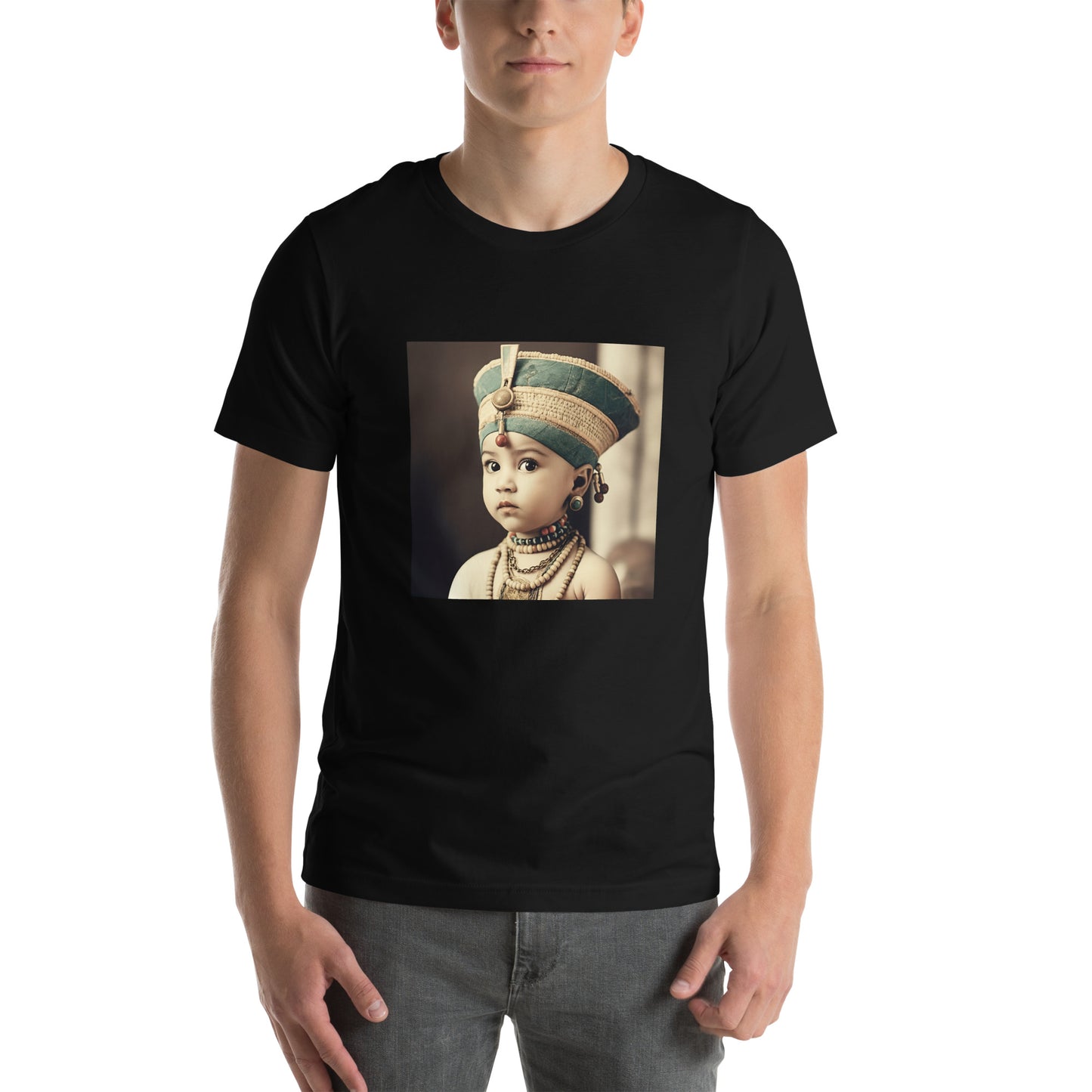 T-Shirt Unisex / Airlume Cotton / Portrait Nefertiti Neferneferuaten I