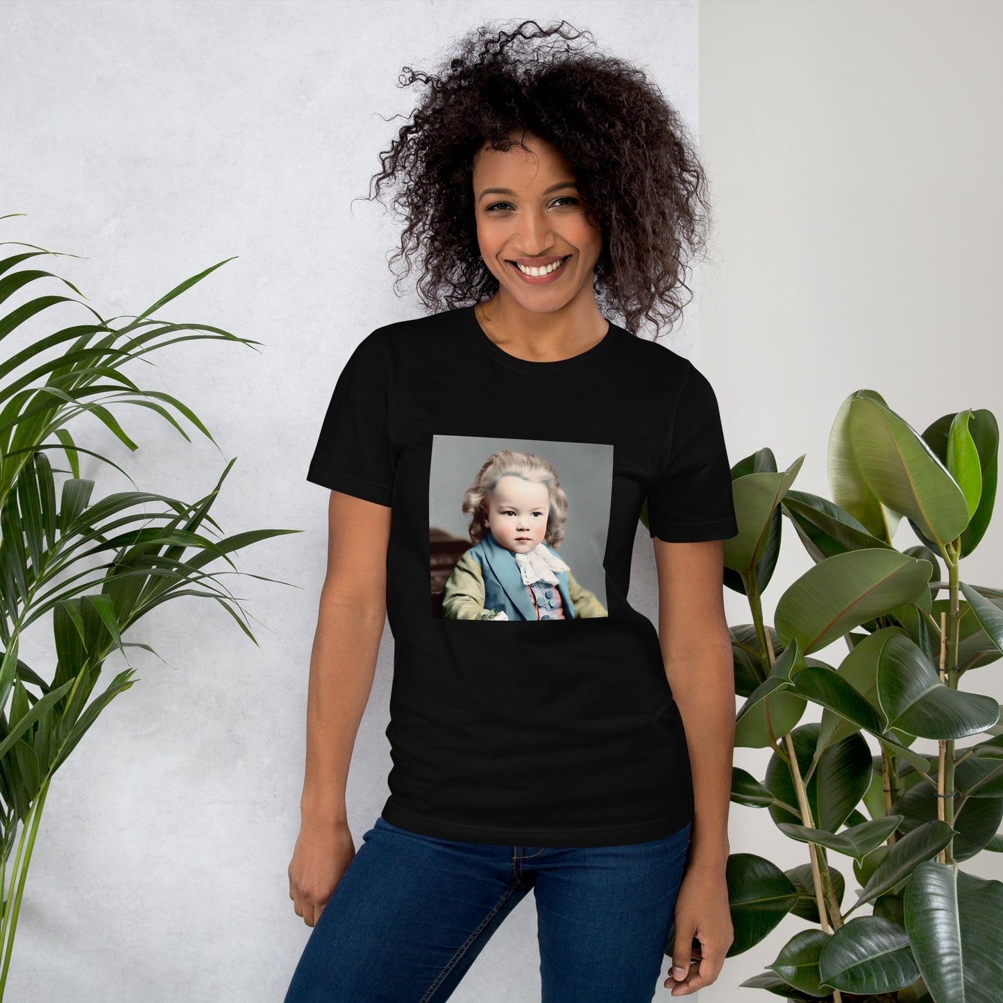 T-Shirt Unisex / Airlume Cotton / Portrait Johann Sebastian V