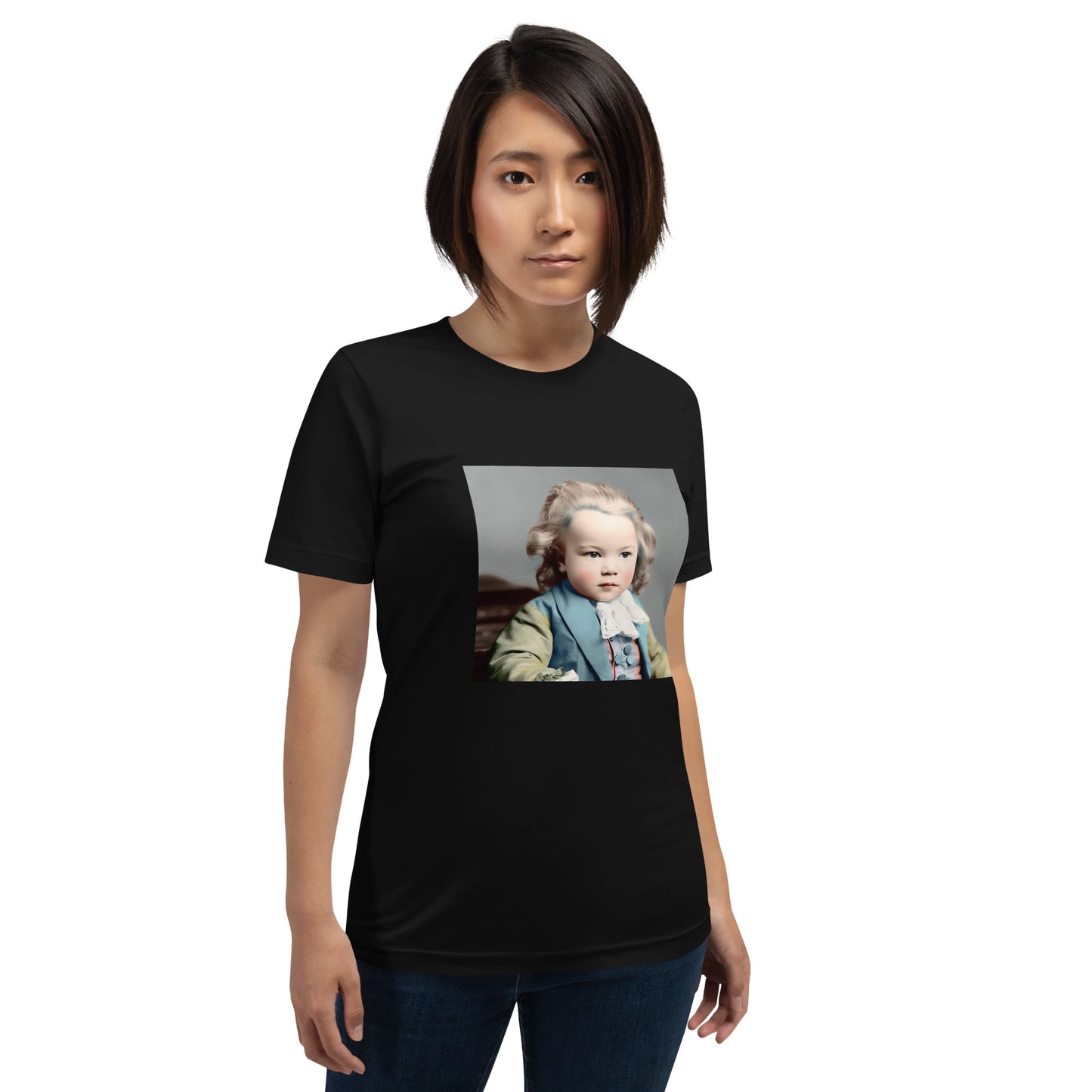 T-Shirt Unisex / Airlume Cotton / Portrait Johann Sebastian V