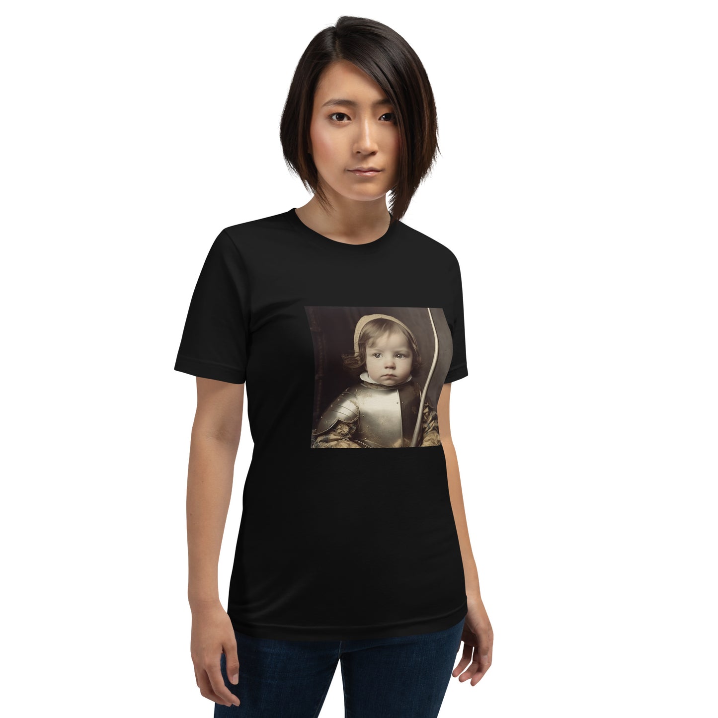 T-Shirt Unisex / Airlume Cotton / Portrait Jeanne 'Joan' Arc II