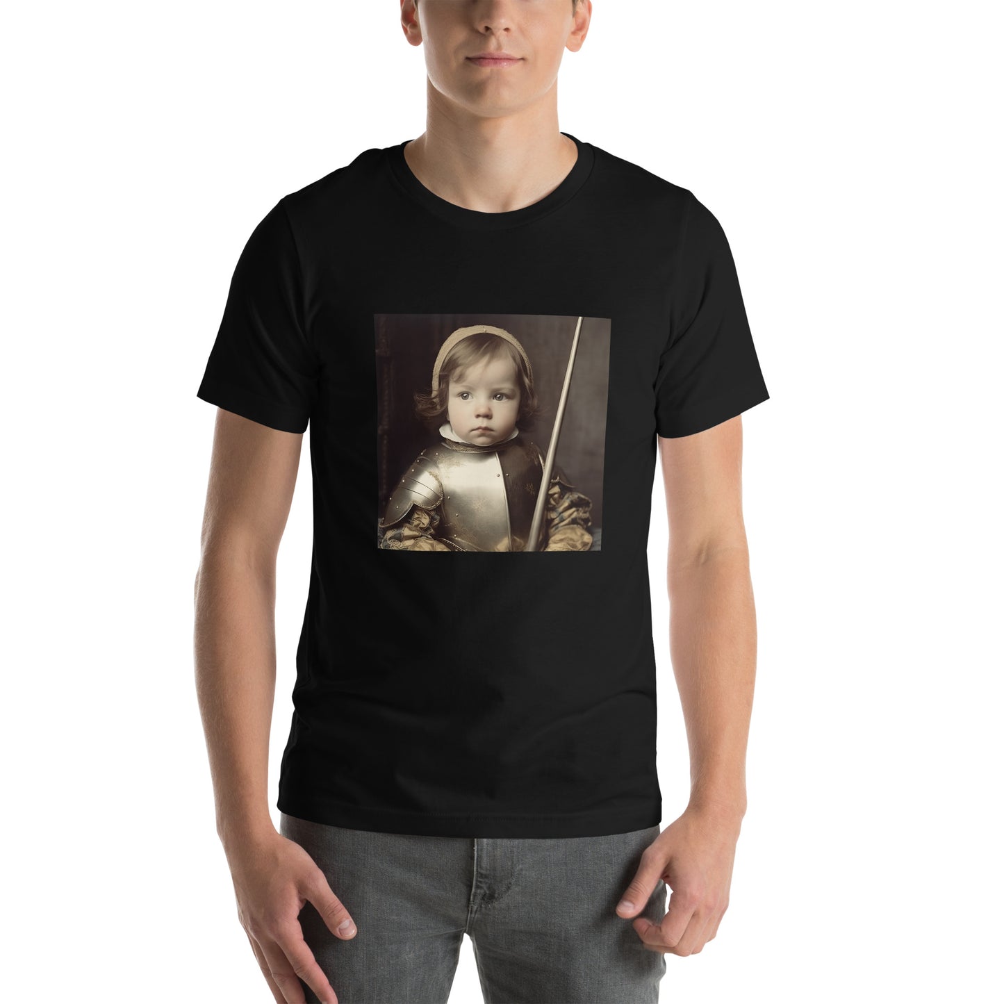 T-Shirt Unisex / Airlume Cotton / Portrait Jeanne 'Joan' Arc II