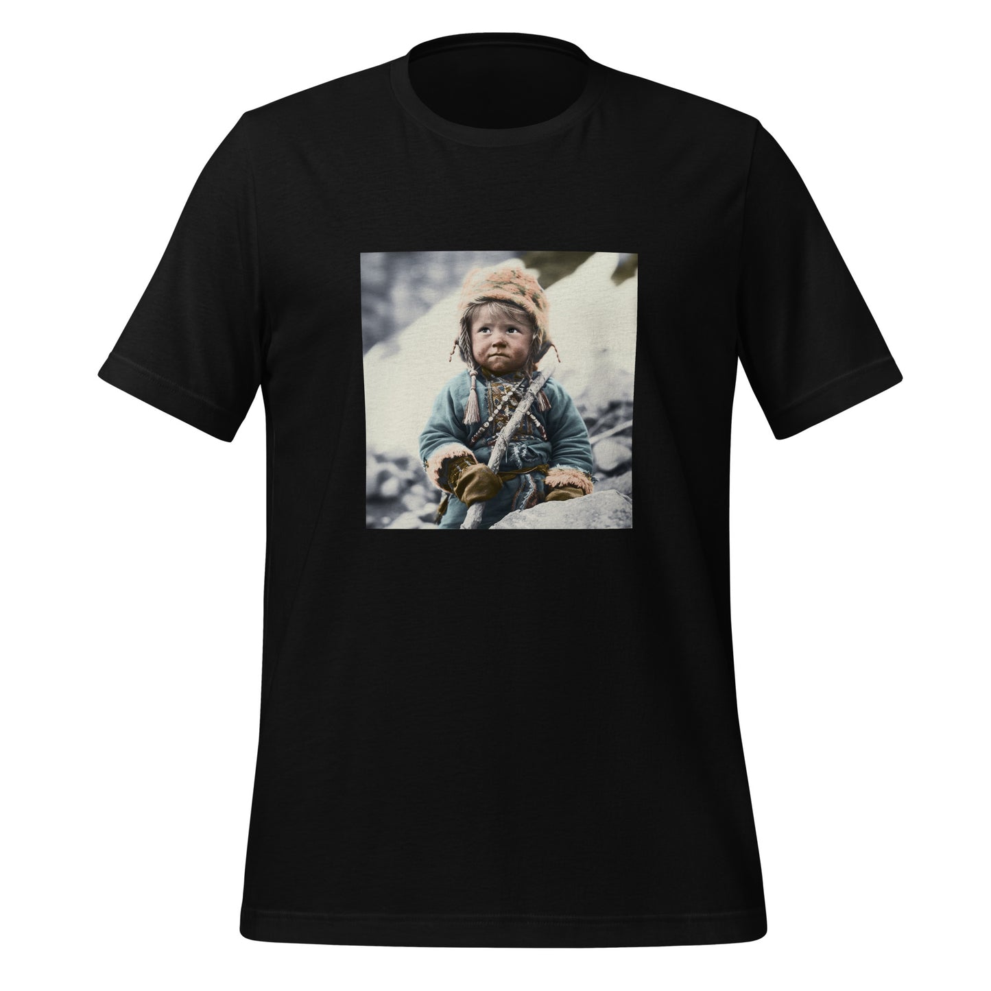 T-Shirt Unisex / Airlume Cotton / Portrait Ötzi Tisenjoch II