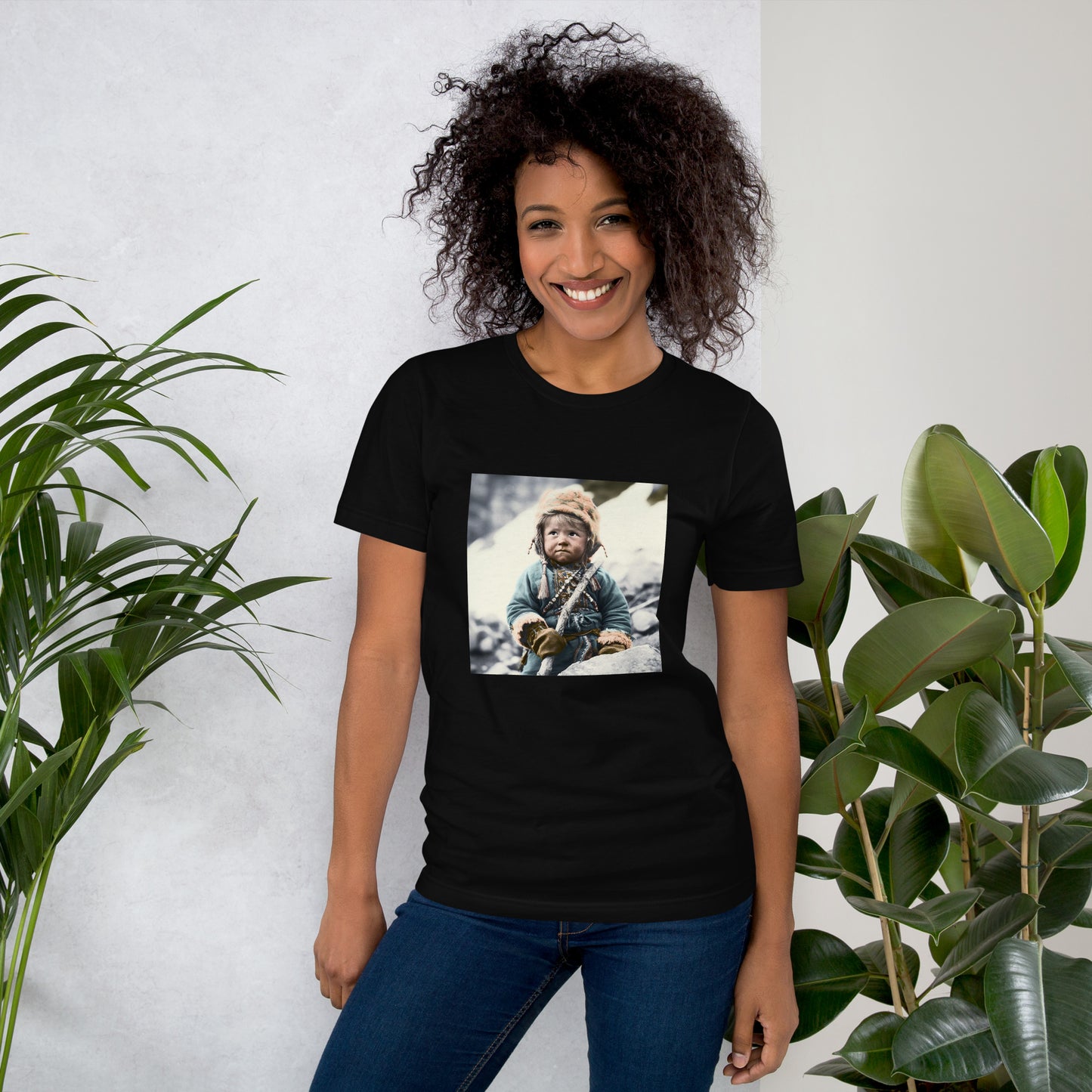 T-Shirt Unisex / Airlume Cotton / Portrait Ötzi Tisenjoch II