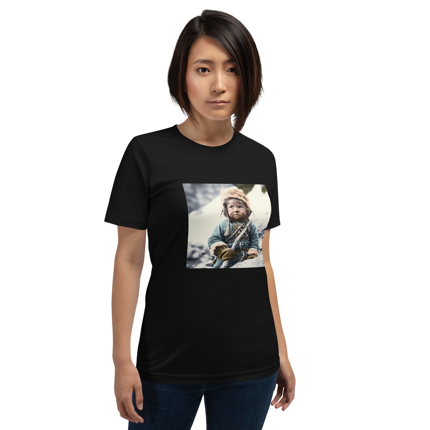 T-Shirt Unisex / Airlume Cotton / Portrait Ötzi Tisenjoch II