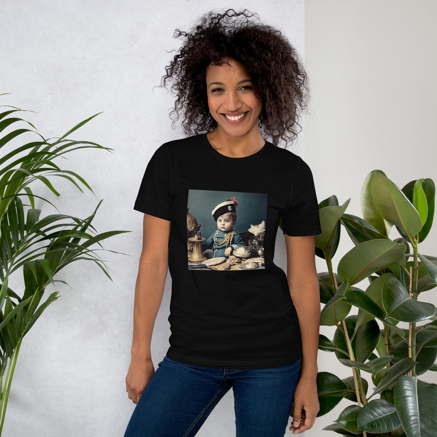 T-Shirt Unisex / Airlume Cotton / Portrait Napoleon Carlo VIII