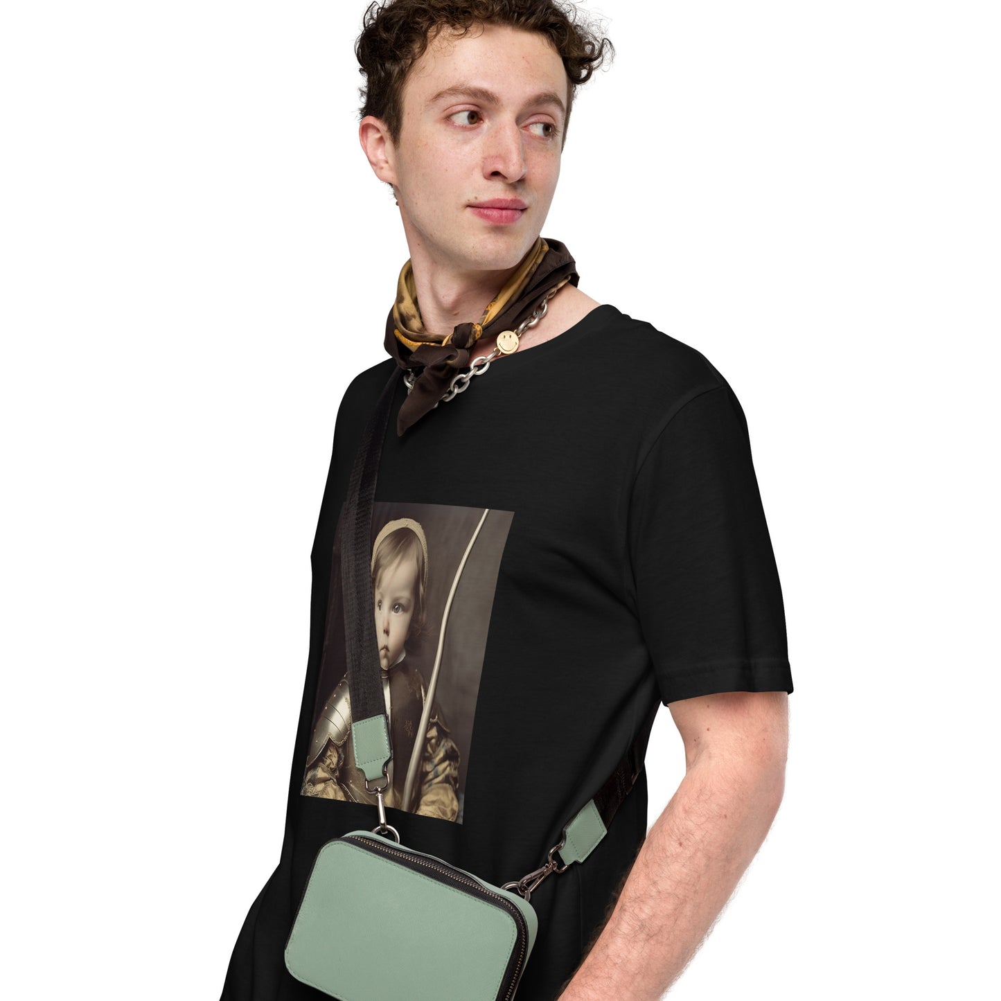 T-Shirt Unisex / Airlume Cotton / Portrait Jeanne 'Joan' Arc II